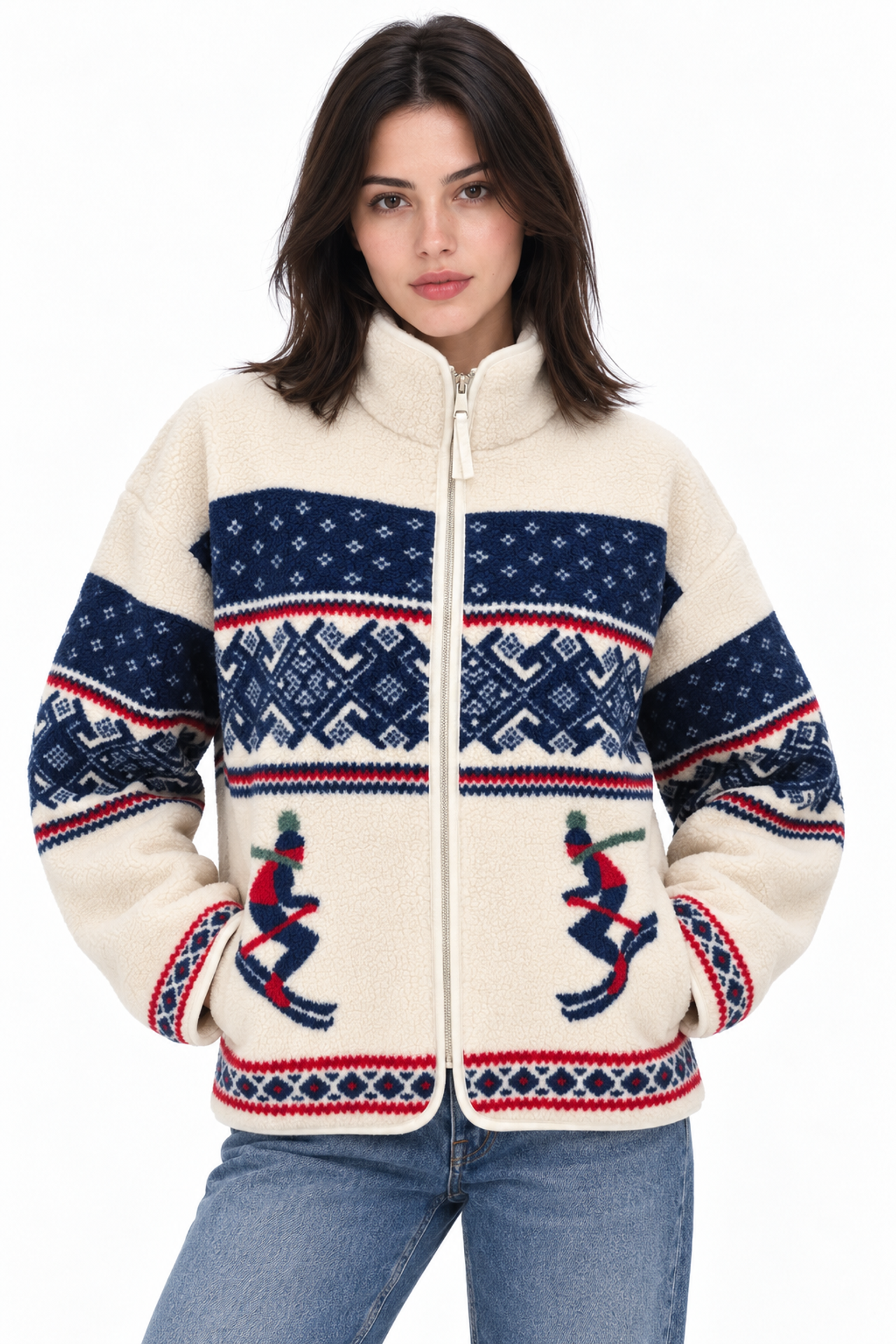 MIXRAY Women's Cotton-Blend Sweatshirt
