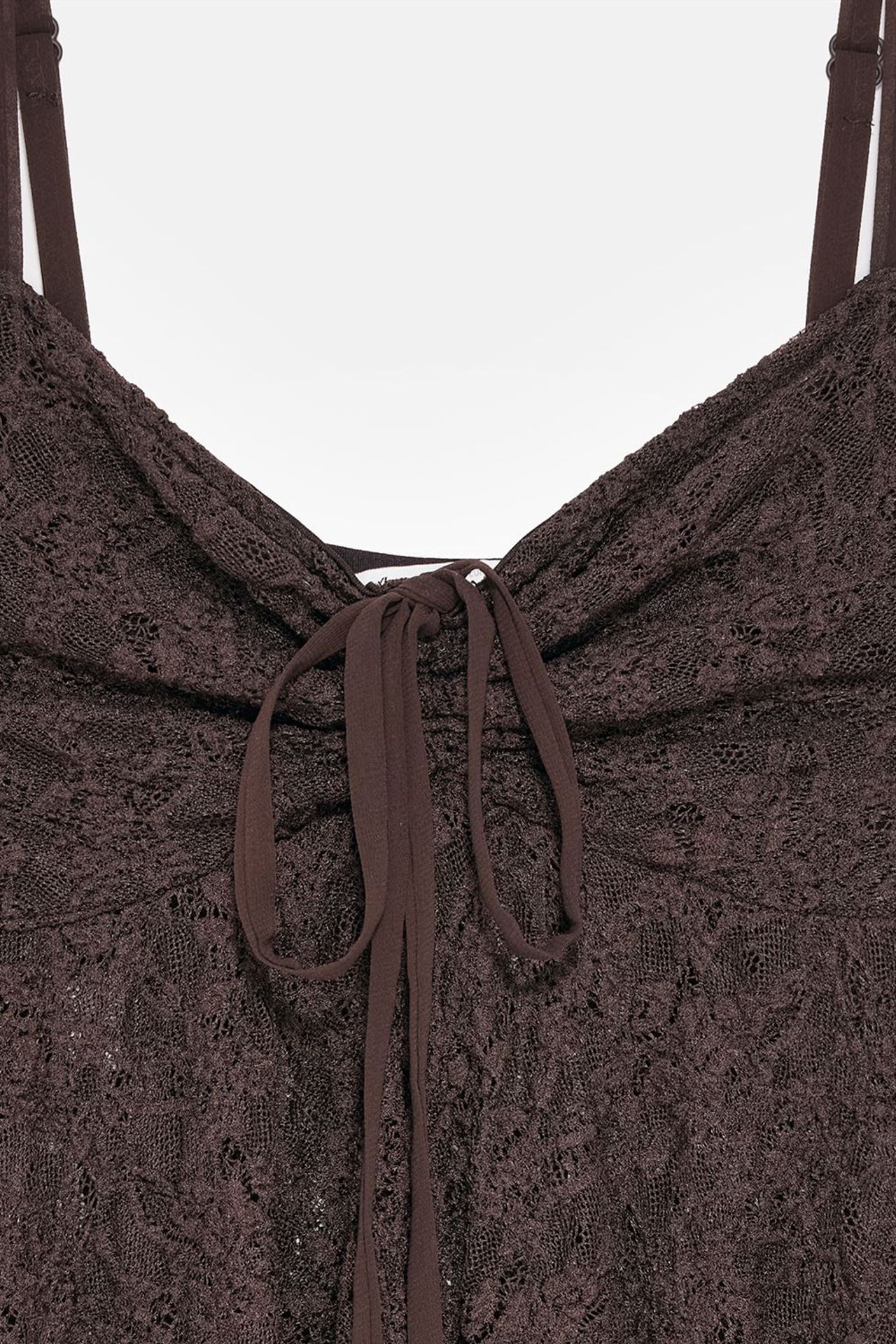 DILVIN Lace Tie-front Sleeveless Blouse 8