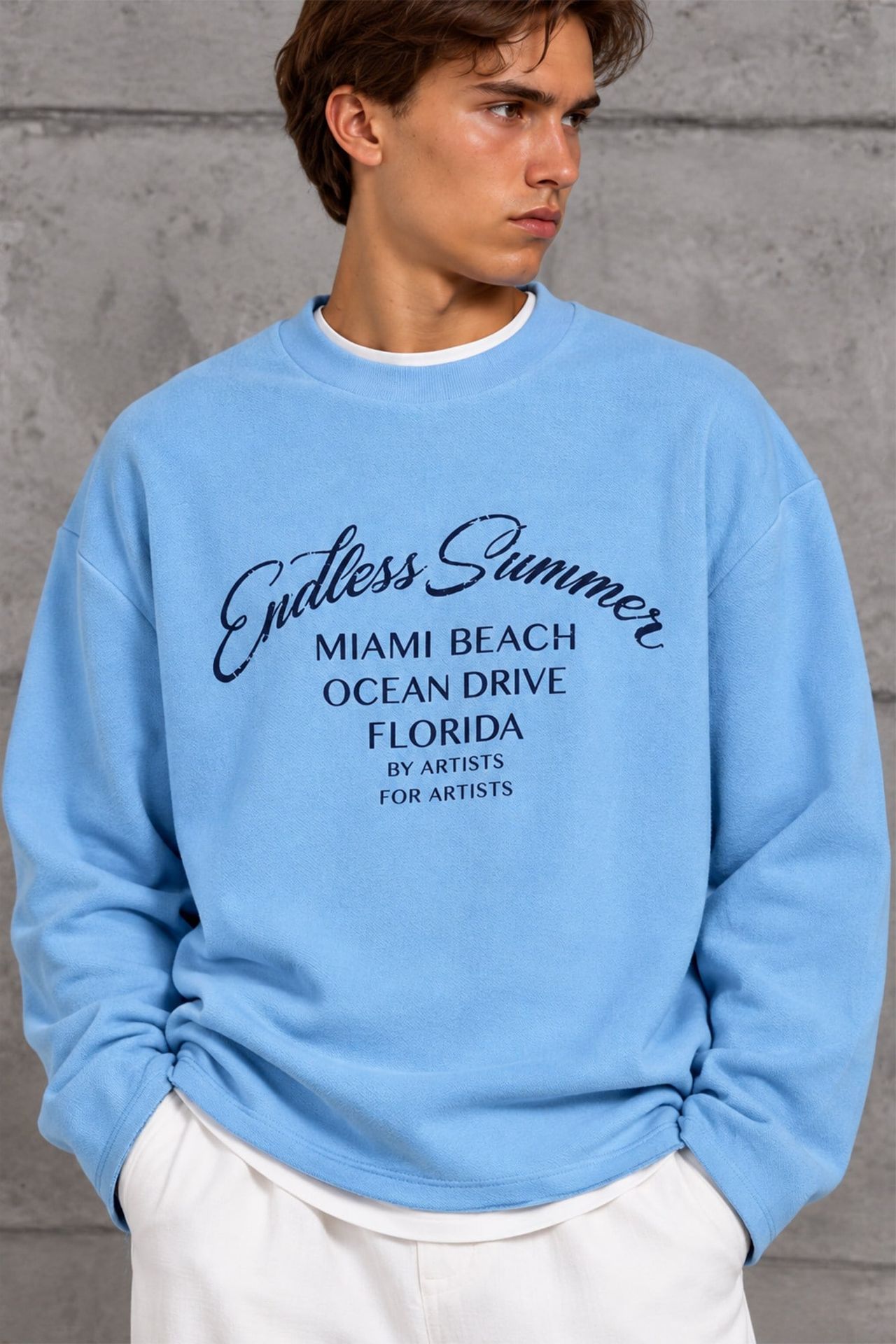 NOMARC Rahat Bisiklet Yaka Sweatshirt 4