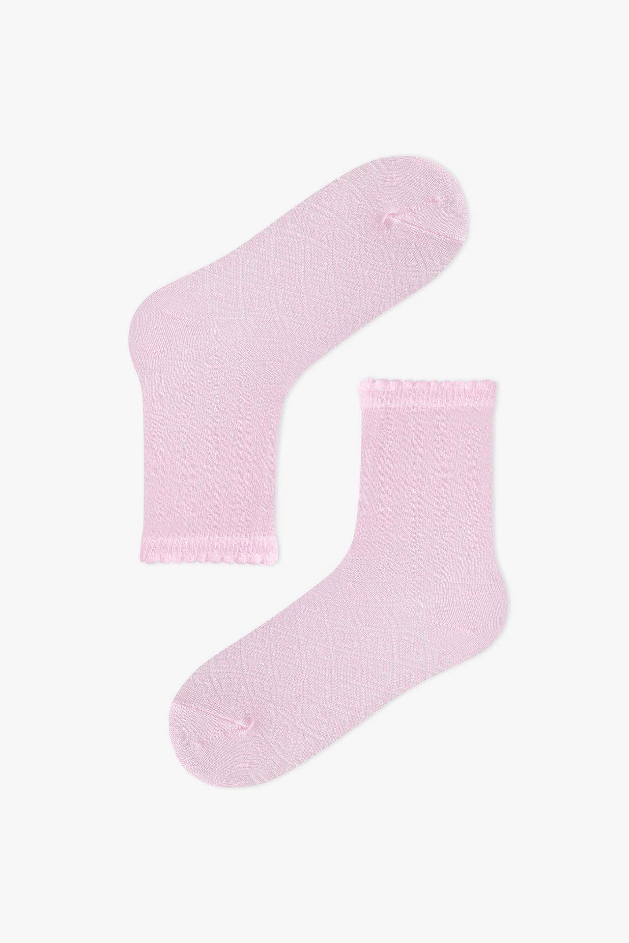 PENTI Girls' Essential Colors Cotton 2-Pack Crew Socks 4