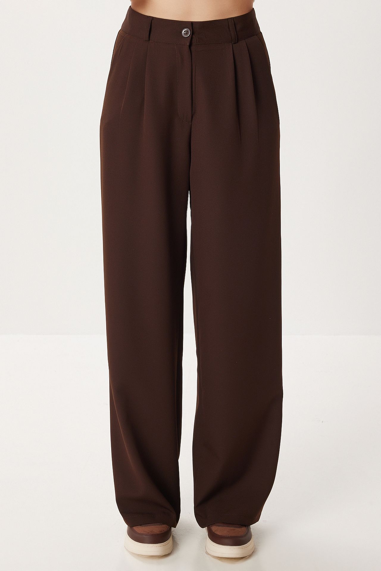 ISTANBUL High Waist Wide Leg Palazzo Pants 3
