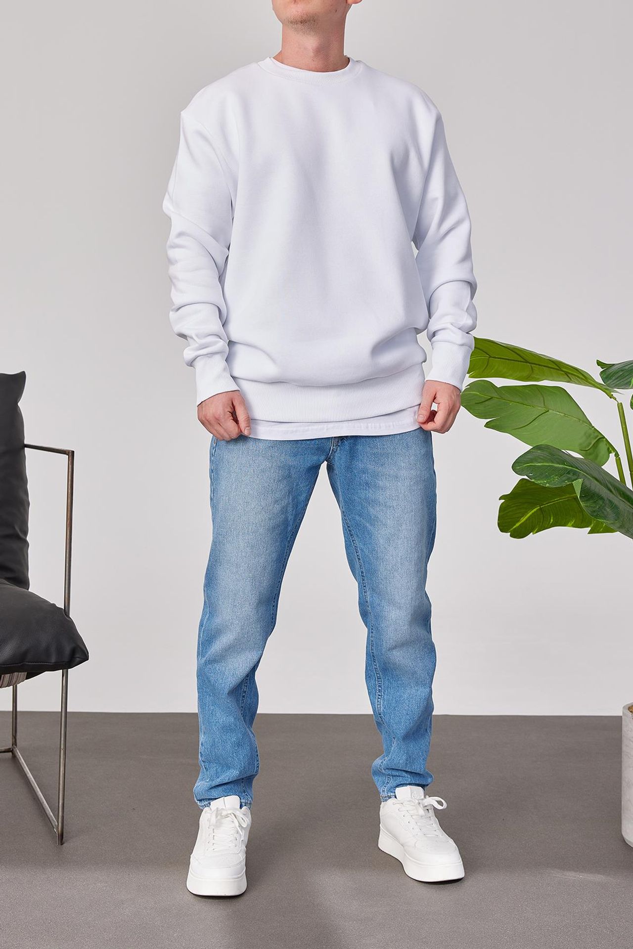 NOMARC Rahat Bisiklet Yaka Sweatshirt 3