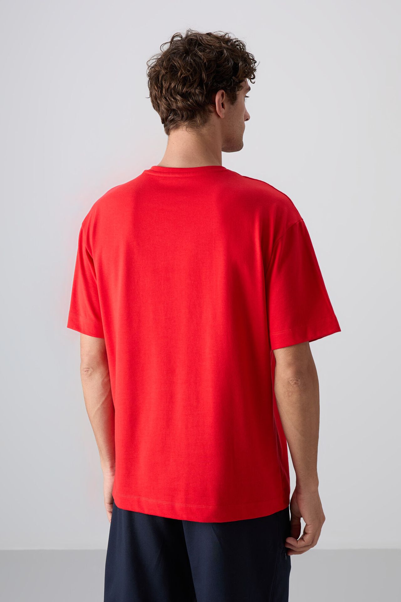TOMMY Oversized Printed Logo Crew Neck T-Shirt 5