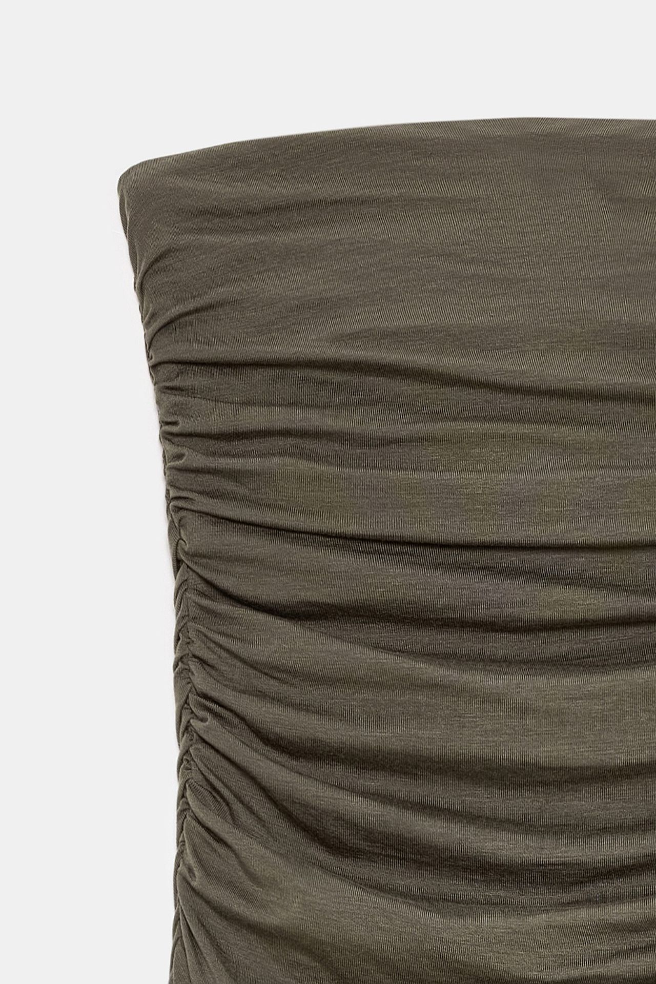 DILVIN Askısız Yırtmaçlı Bodycon Maxi Elbise 7