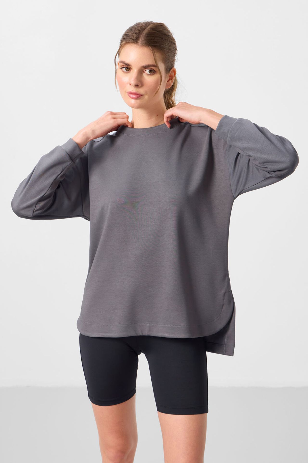 TOMMY Women's Long Ribbed Tunic Top 3