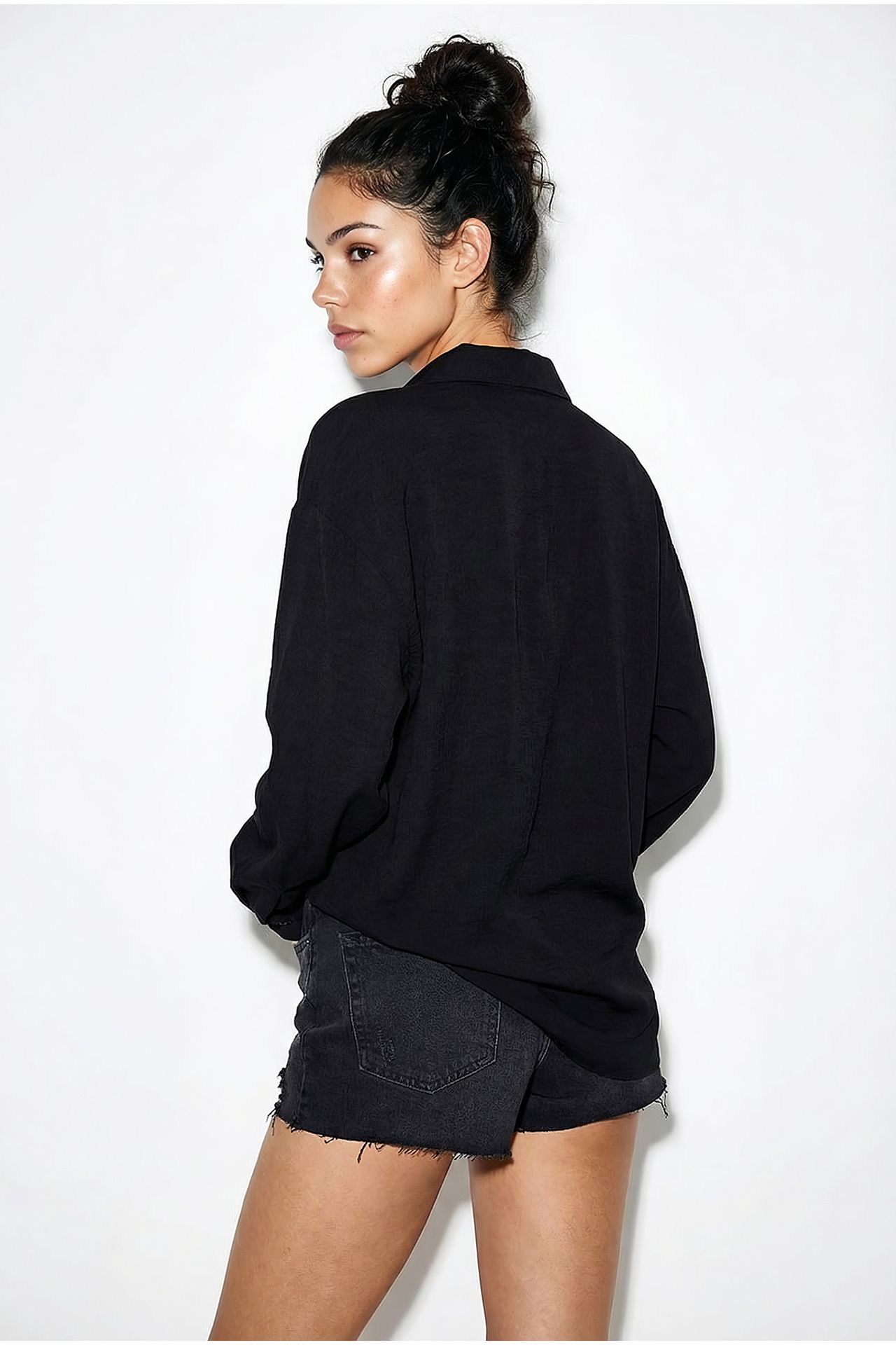LUCCI Loose-Fit Button-Front Shirt With Pocket 6