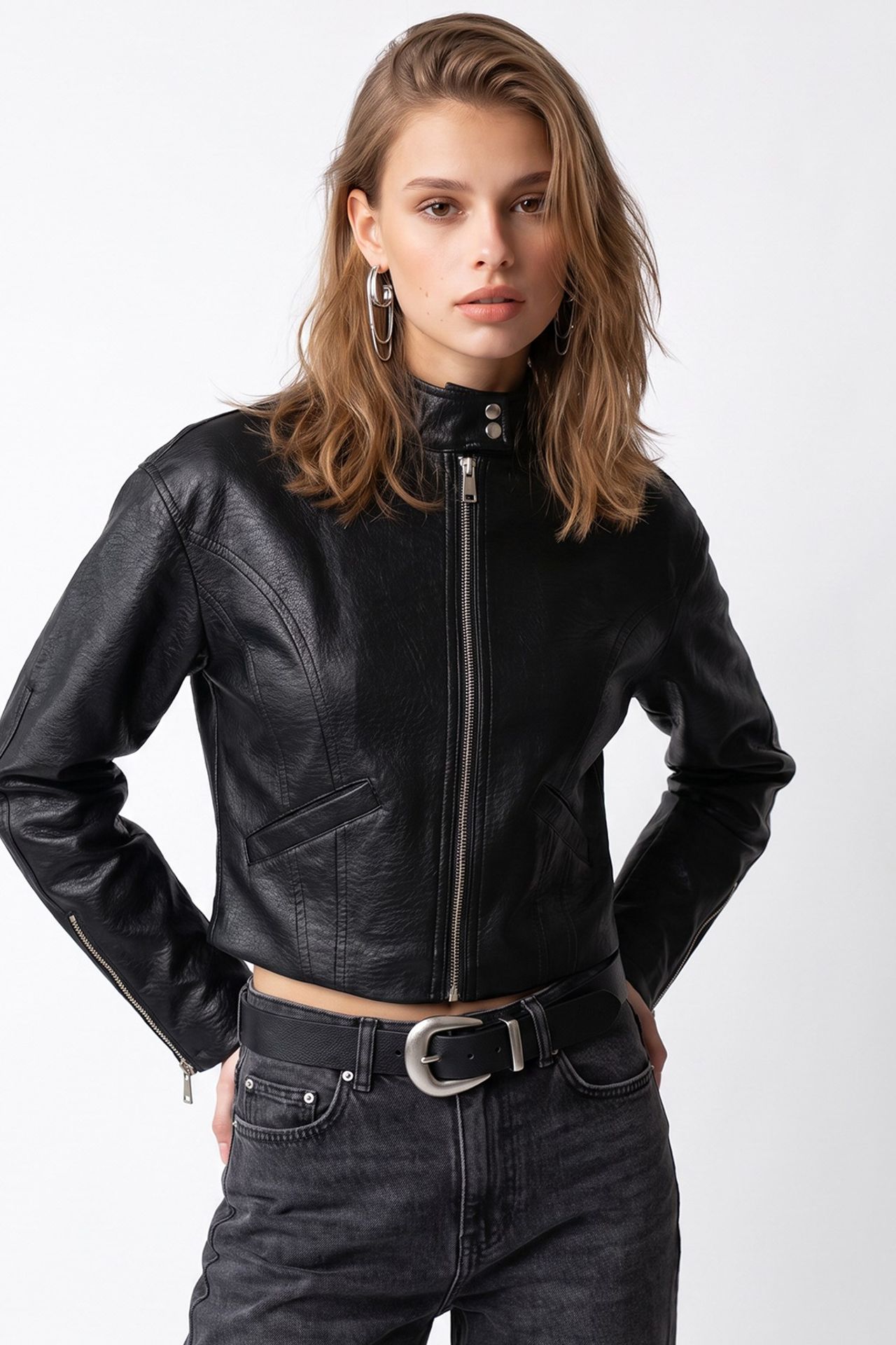 MIXRAY Women's Cotton Blazer