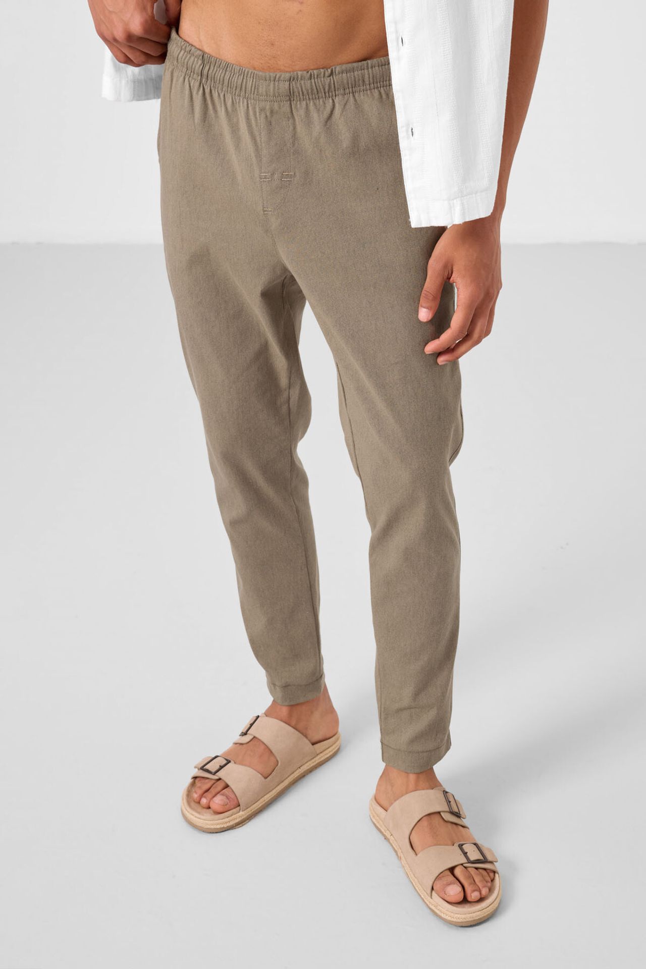 TOMMY Men's Straight-leg Gabardine Chinos 5