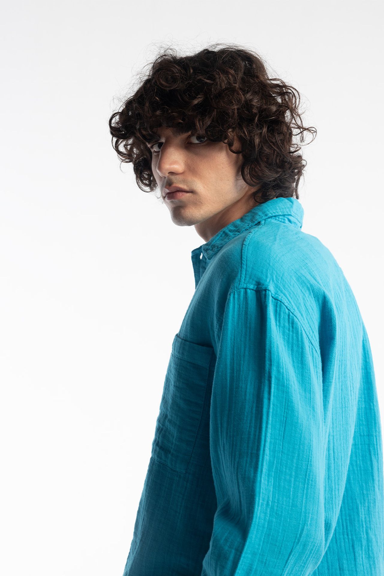 GIESTO Men's Relaxed Fit Cotton Textured Shirt 4