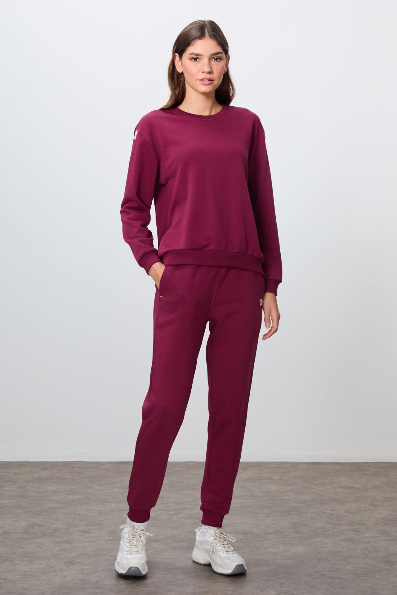 TOMMY Oversized Ribbed Sweatshirt And Pants Set 5