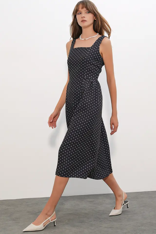 BDART Polka Dot A-Line Midi Dress