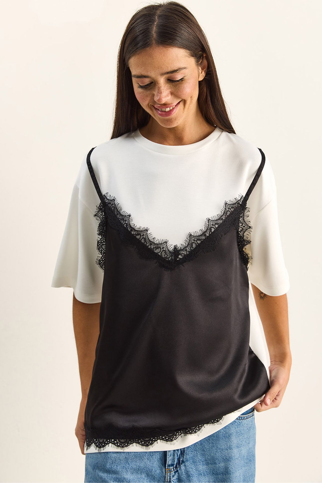 LUCCI Women's Polyester Elastane T-Shirt 1