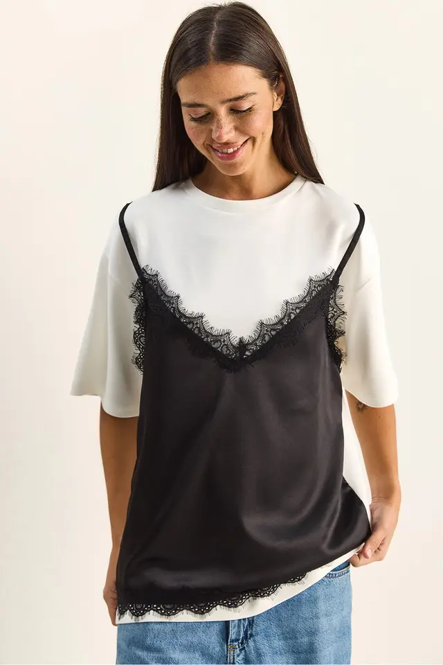 LUCCI Women's Polyester Elastane T-Shirt