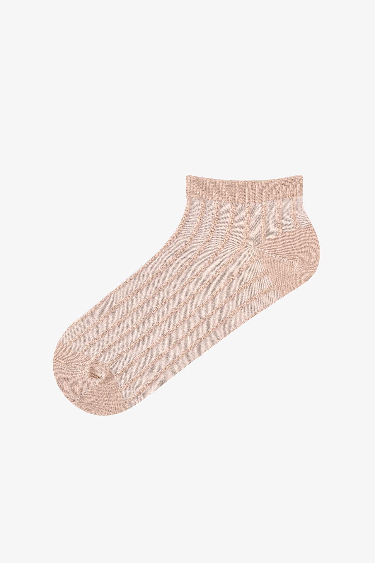 PENTI Brown Knit Jacquard Pair Of No-Show Socks 3