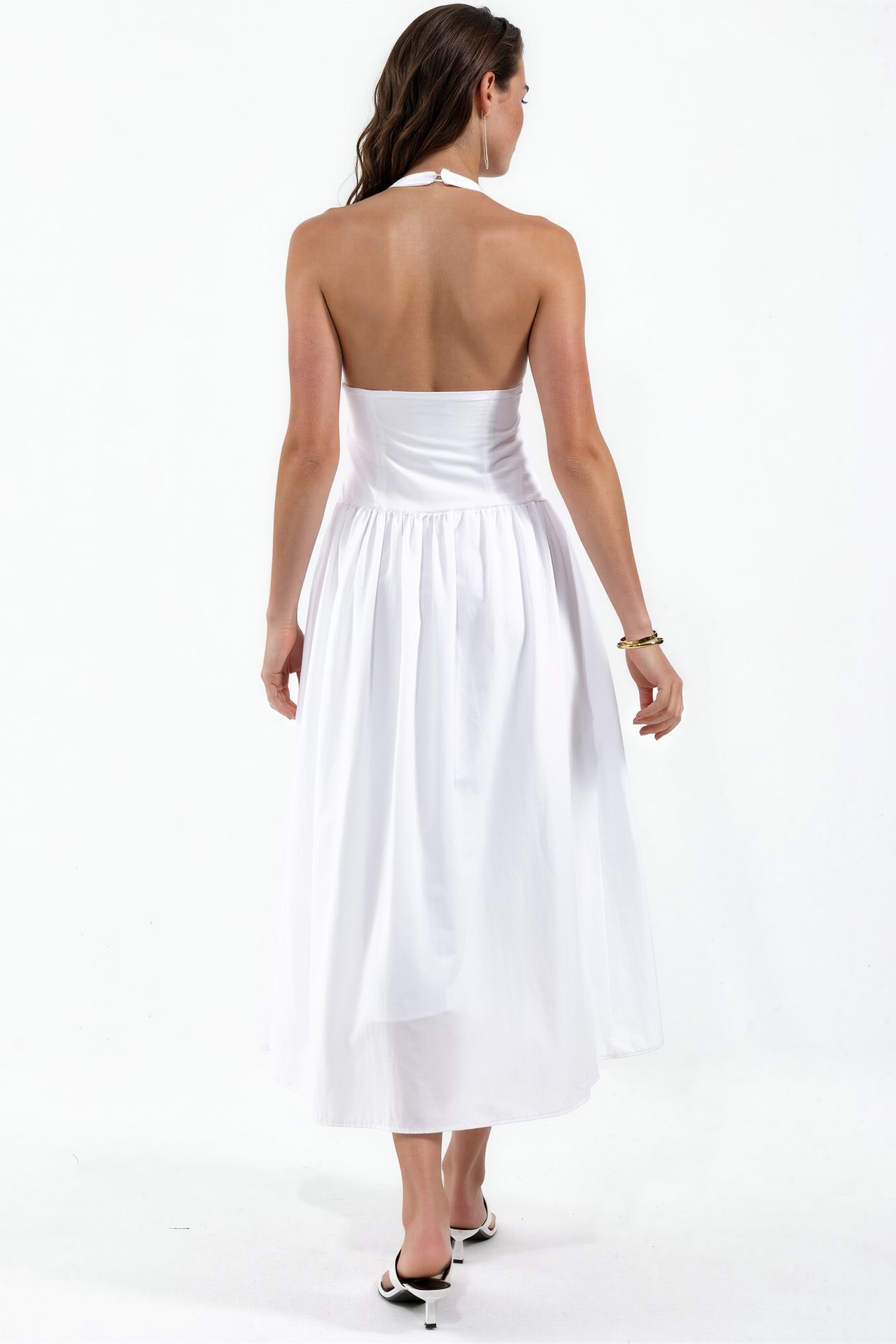 BUSEM Halter Neck Midi Dress 3