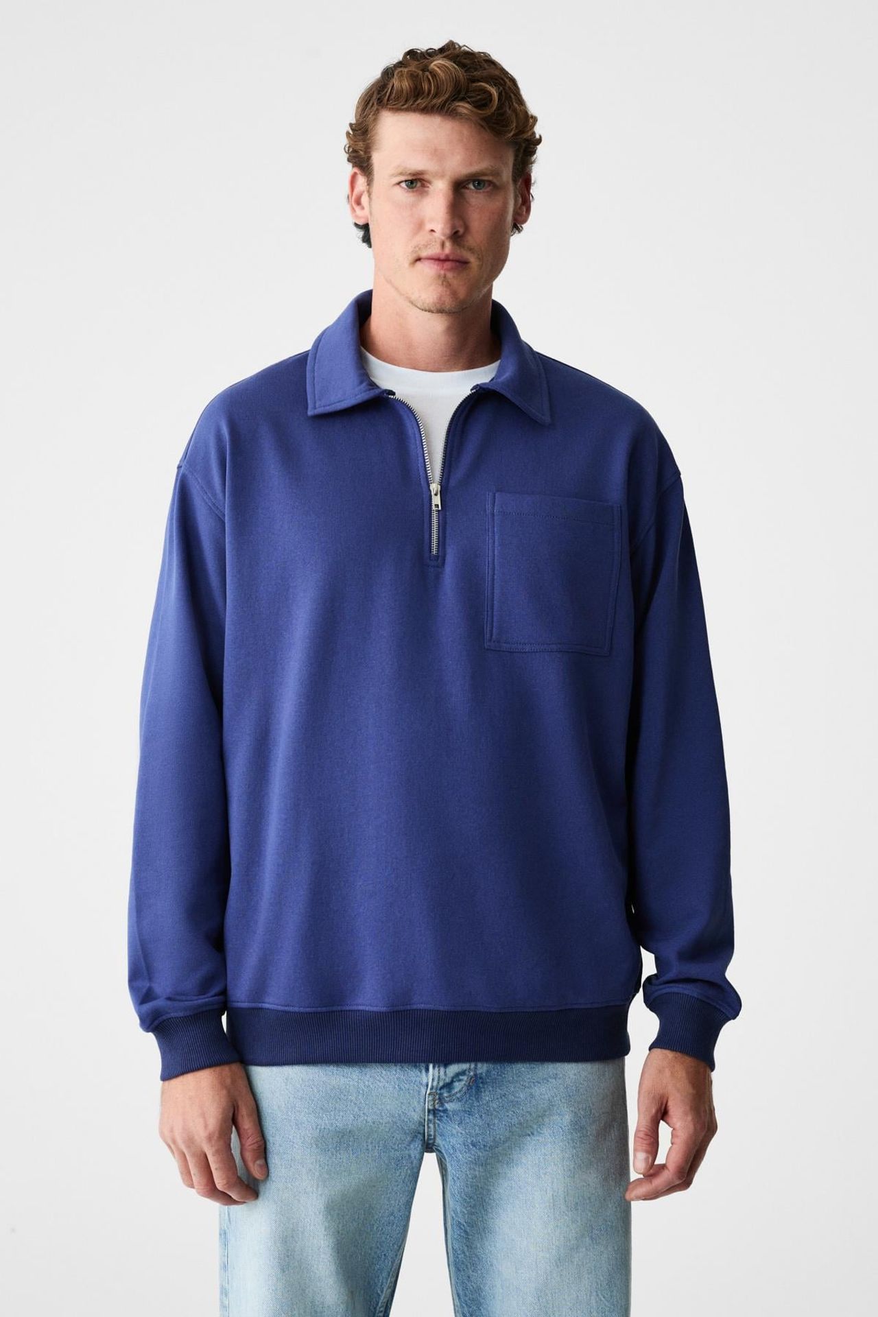 GRIMELANGE Yarım Fermuarlı Sweatshirt 3