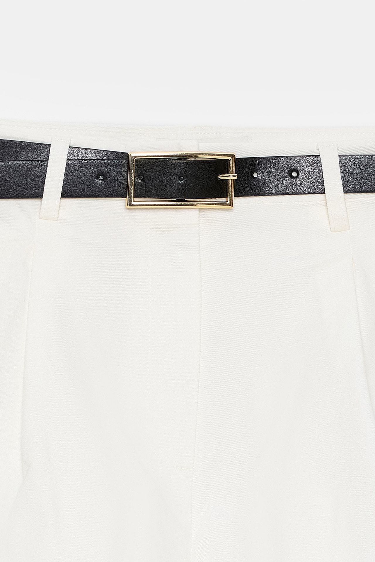 DILVIN High-Waist Pleated Wide-Leg Shorts 7