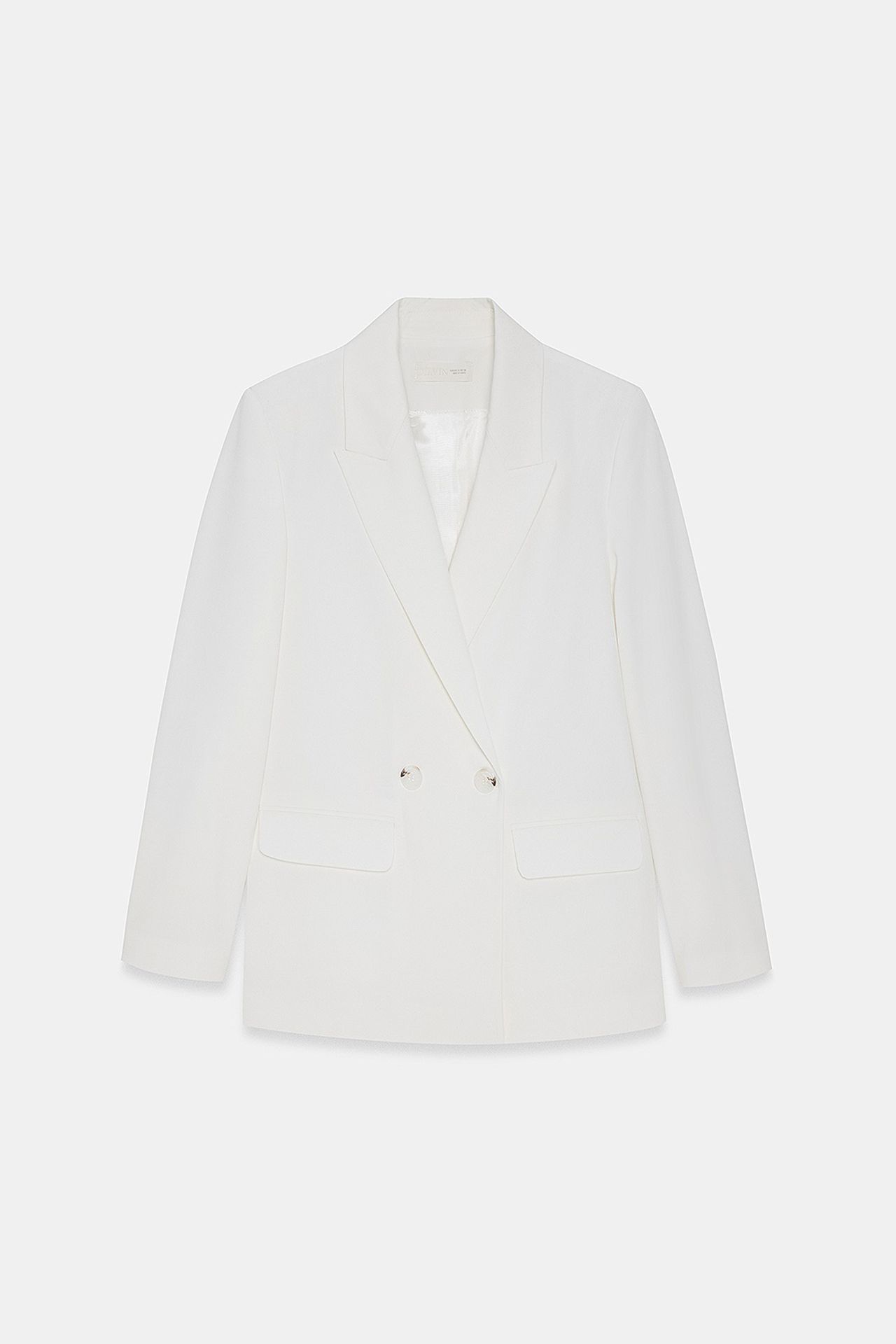 DILVIN Long Satin Shawl-collar Blazer 6
