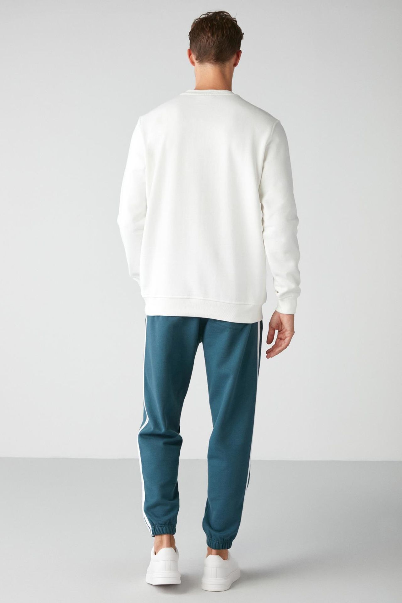 GRIMELANGE Fitilli Bisiklet Yaka Sweatshirt 6