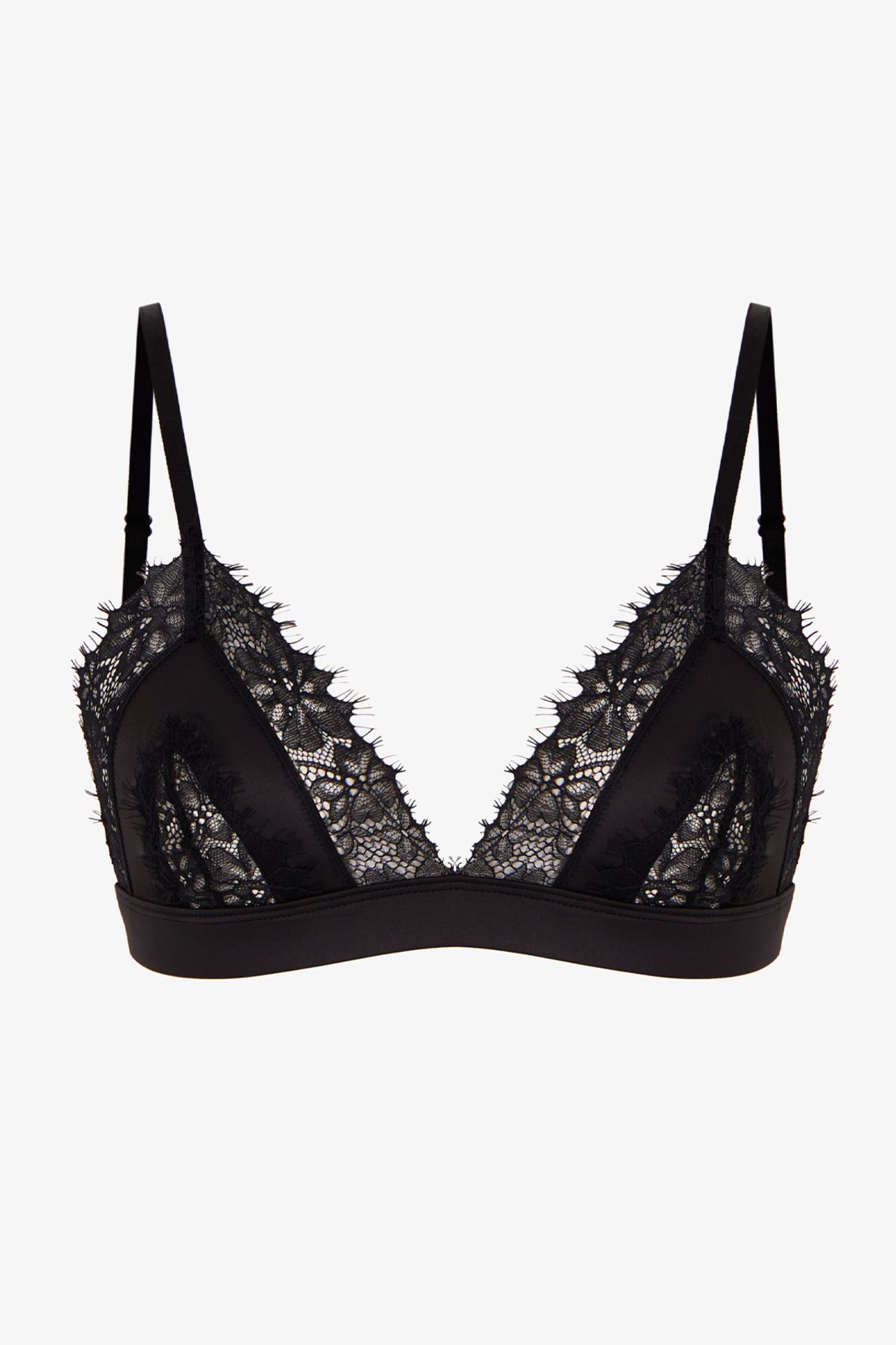 PENTI Satin Mini Triangle Bra 1