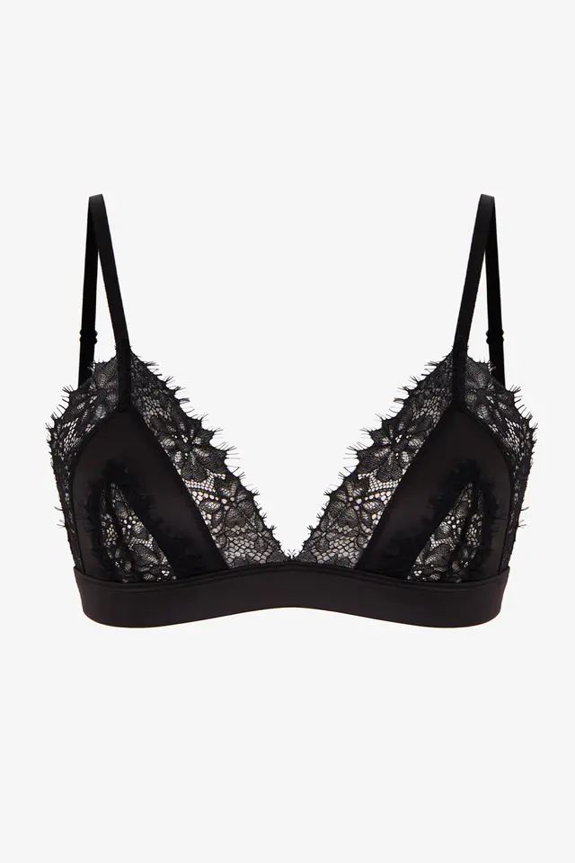 PENTI Satin Mini Triangle Bra