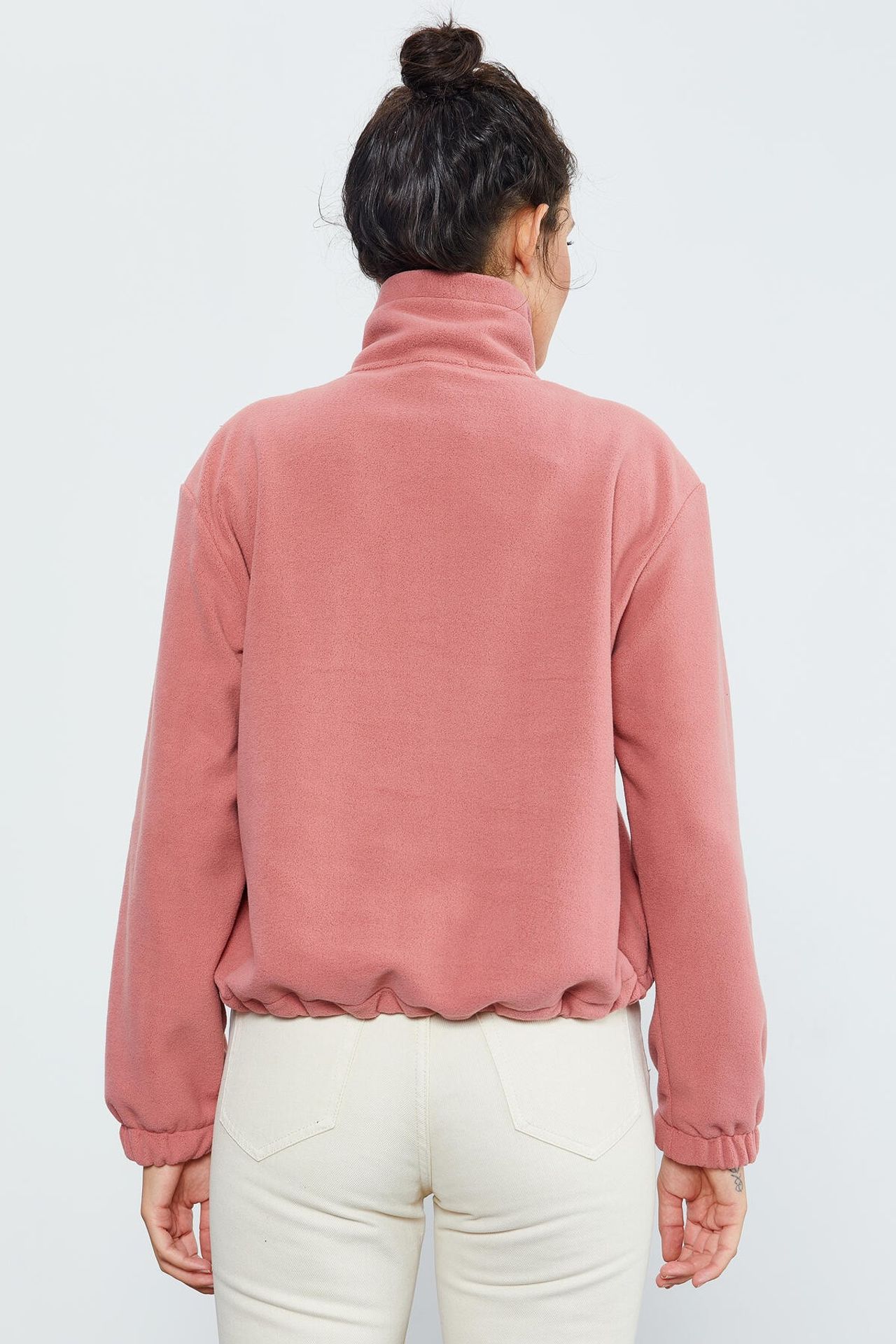 TOMMY Oversized Half-zip Plush Sweatshirt 6