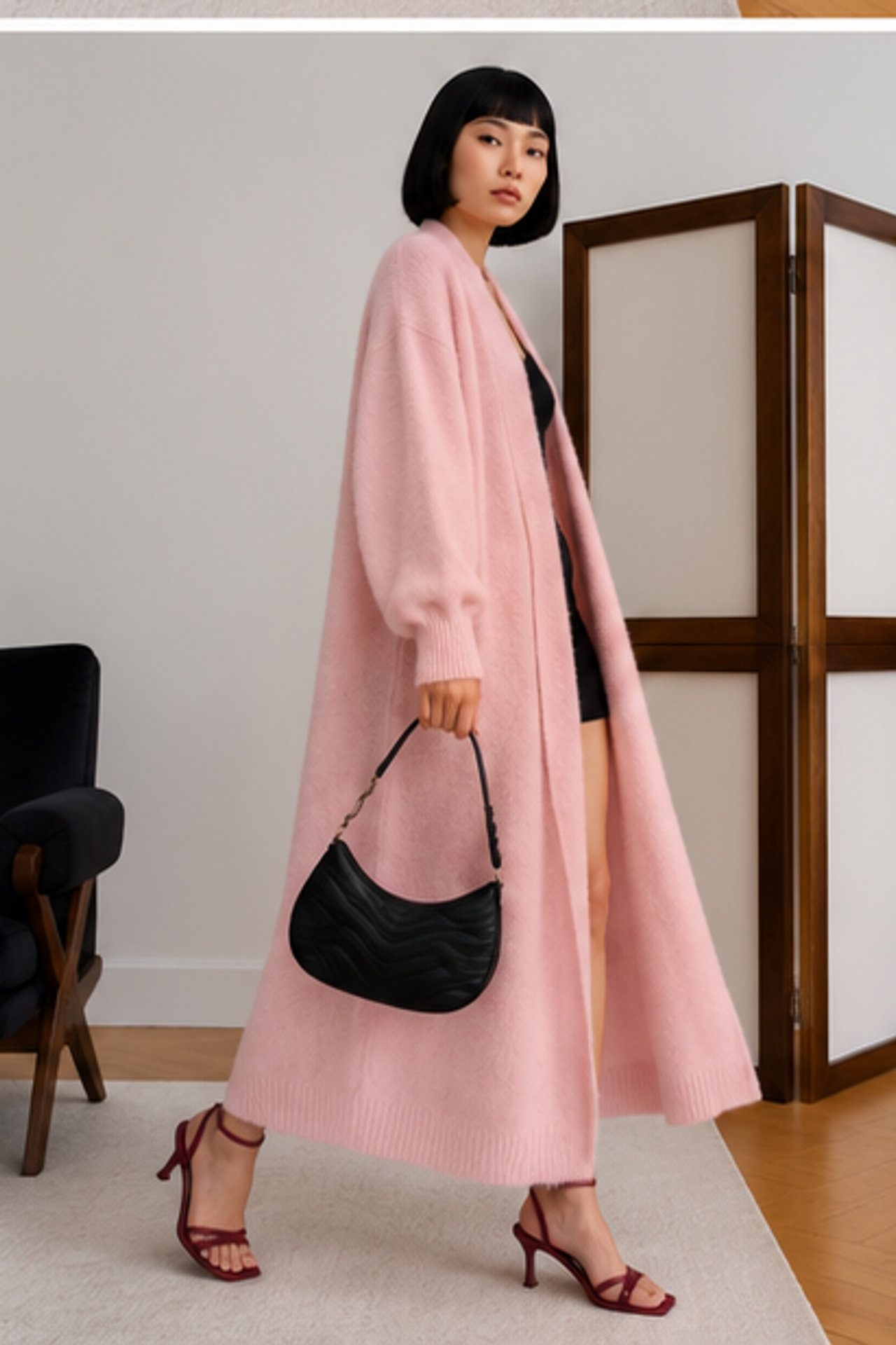 MY FASHION Açık Ön Normal Kalıp Hırka 4