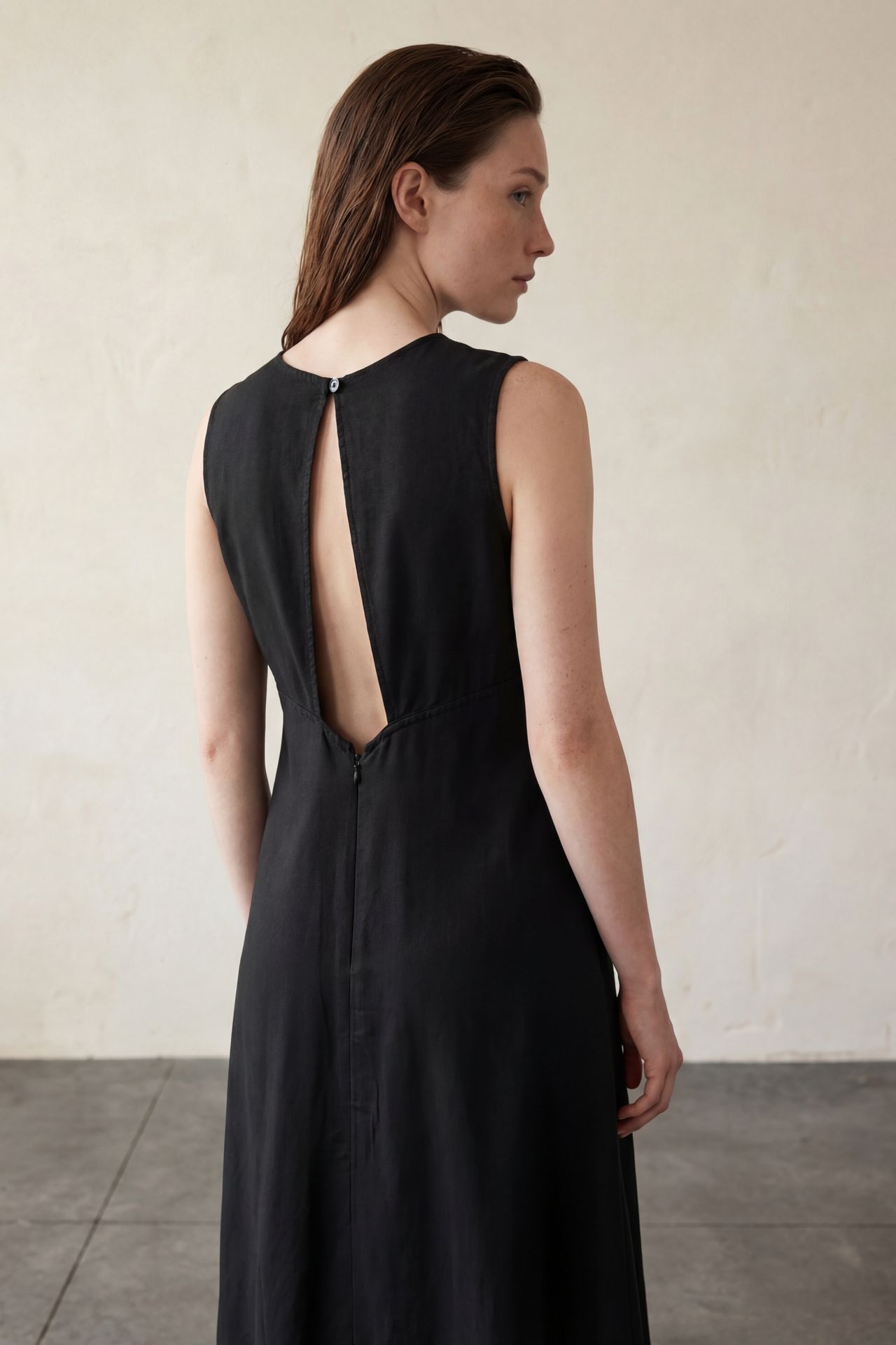 MY FASHION Back Detailed Midi Dress 2