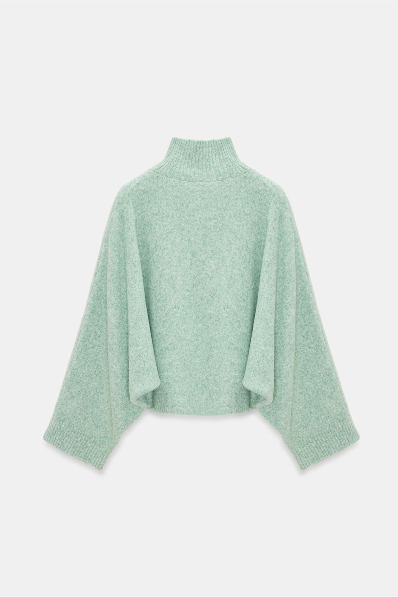 DILVIN Oversized Ribbed Turtleneck Sweater 2