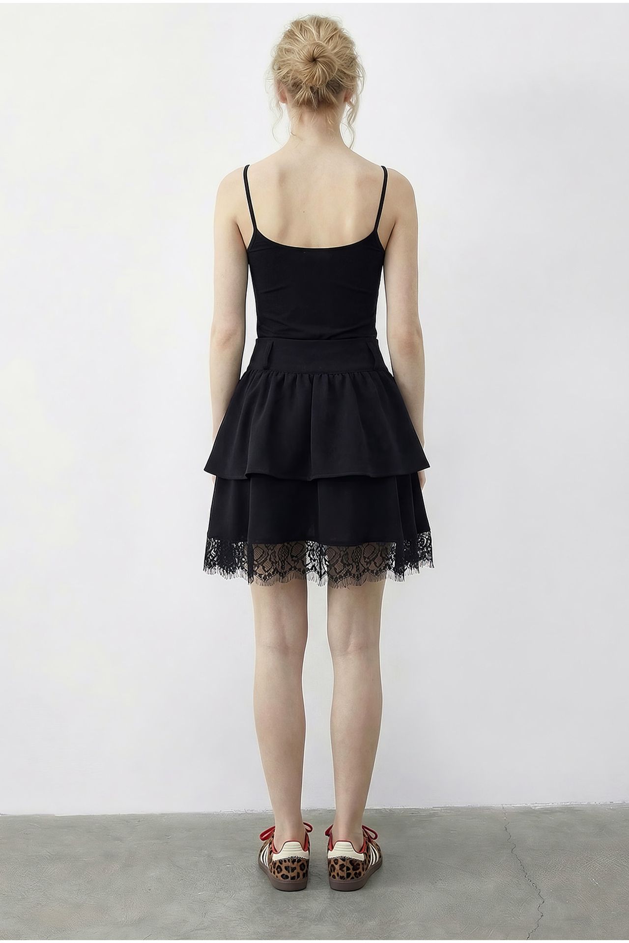 LUCCI Women’s High-waist Lace Mini Skirt 5