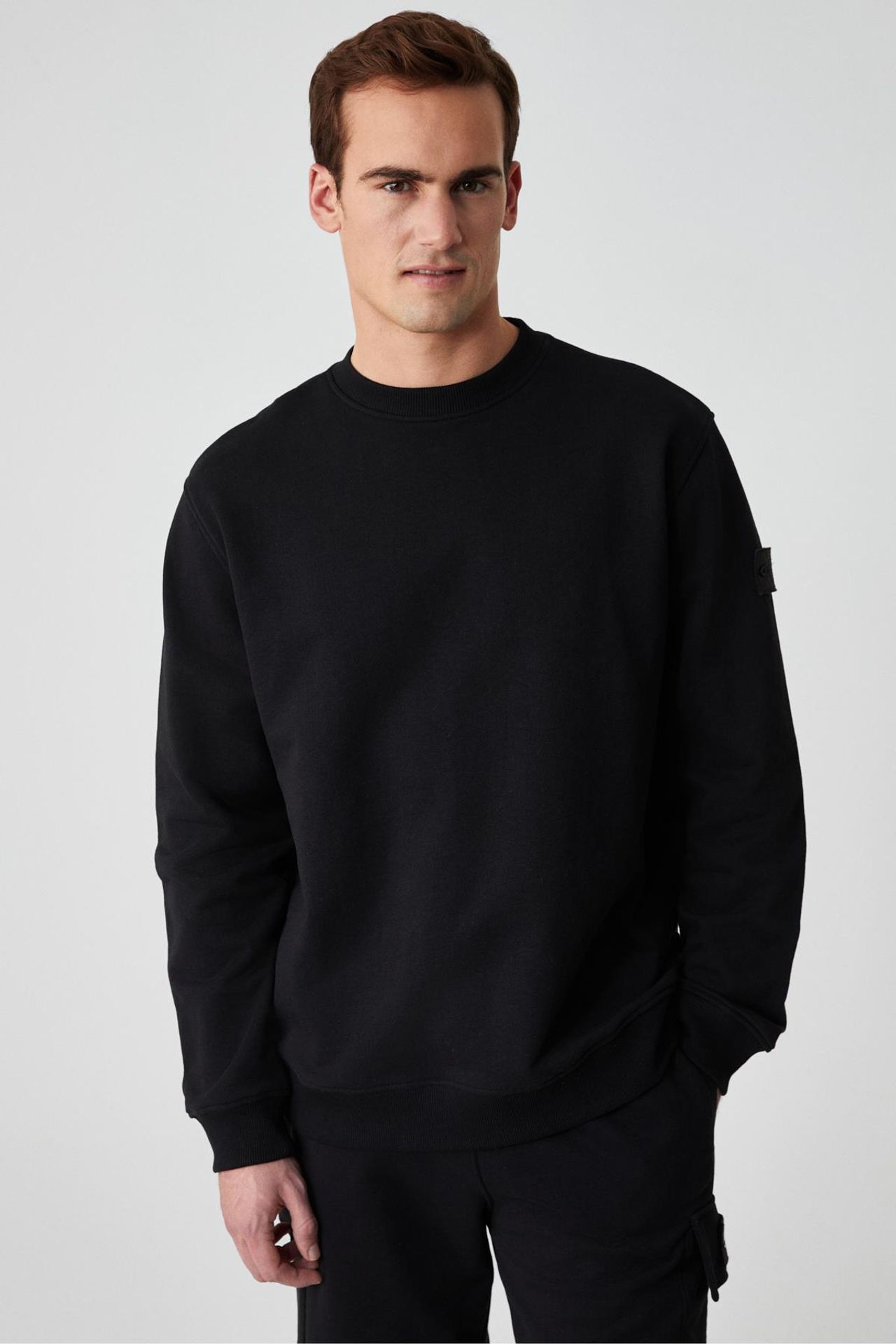 GRIMELANGE Nakışlı Bisiklet Yaka Sweatshirt 4