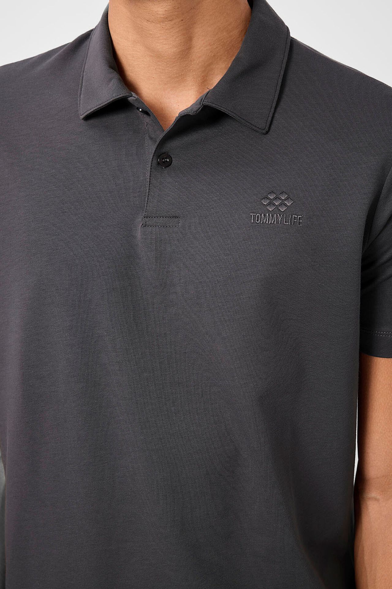 TOMMY Men's Cotton Elastane Polo T-Shirt 5