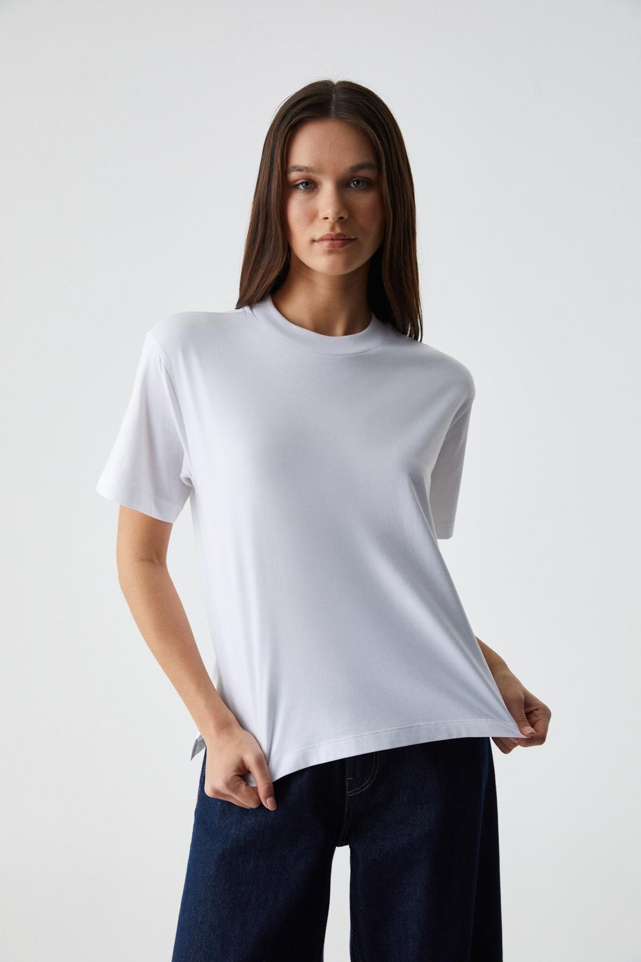 GRIMELANGE Oversized Crew Neck T-Shirt 3