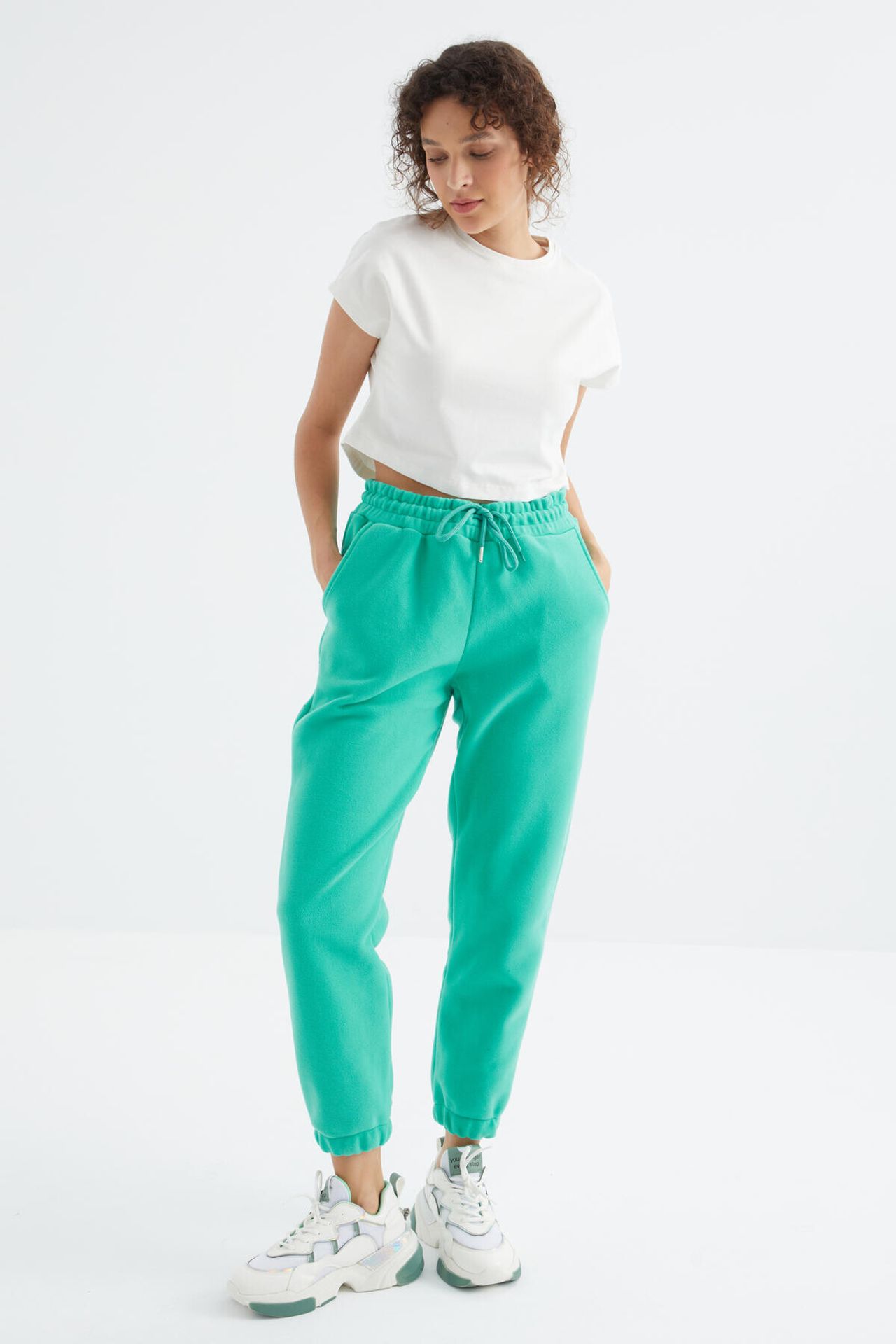 TOMMY Women's High Waist Jogger Sweatpants 1