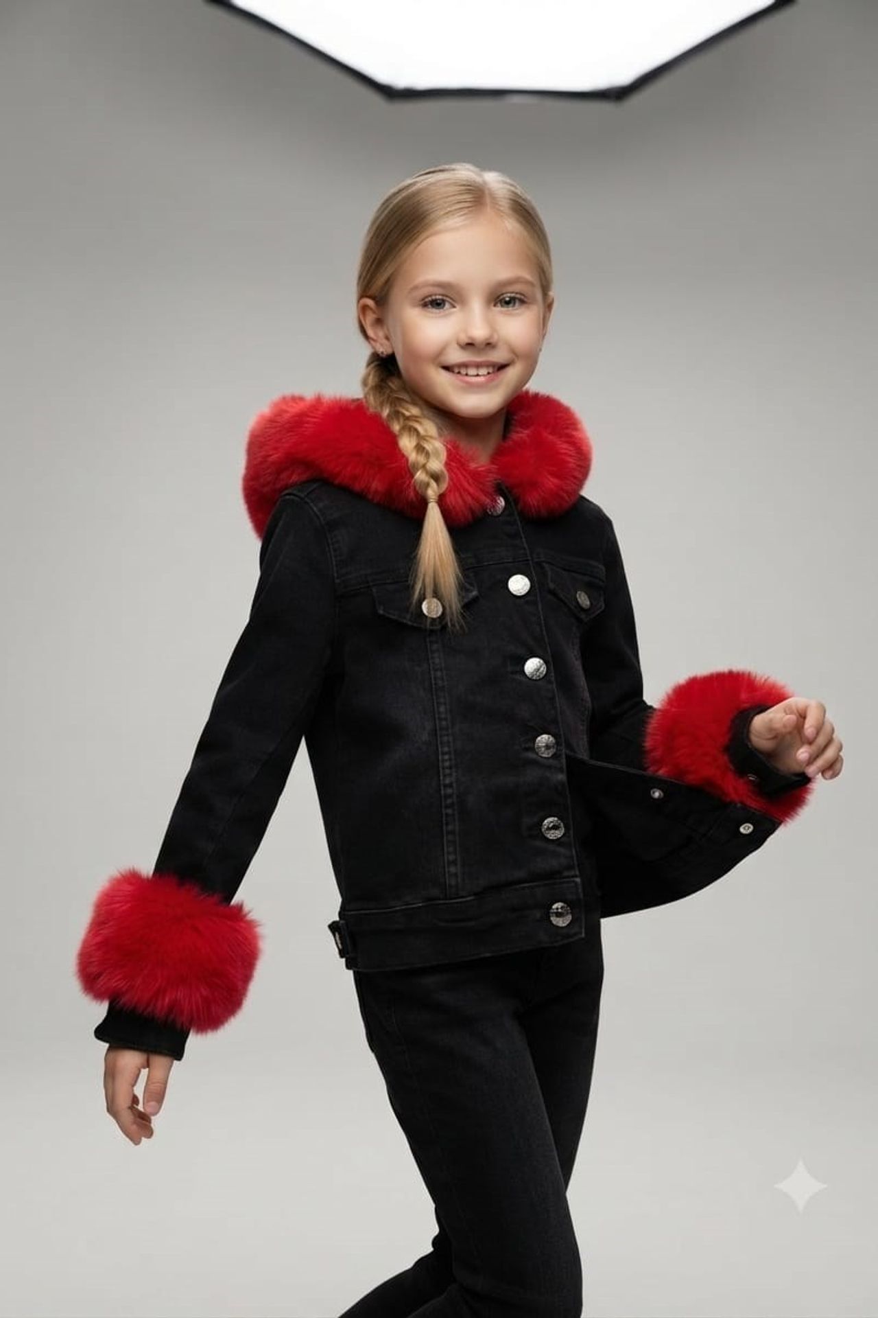 HİLAL AKINCI KİDS Youth Cotton Blend Jacket 3