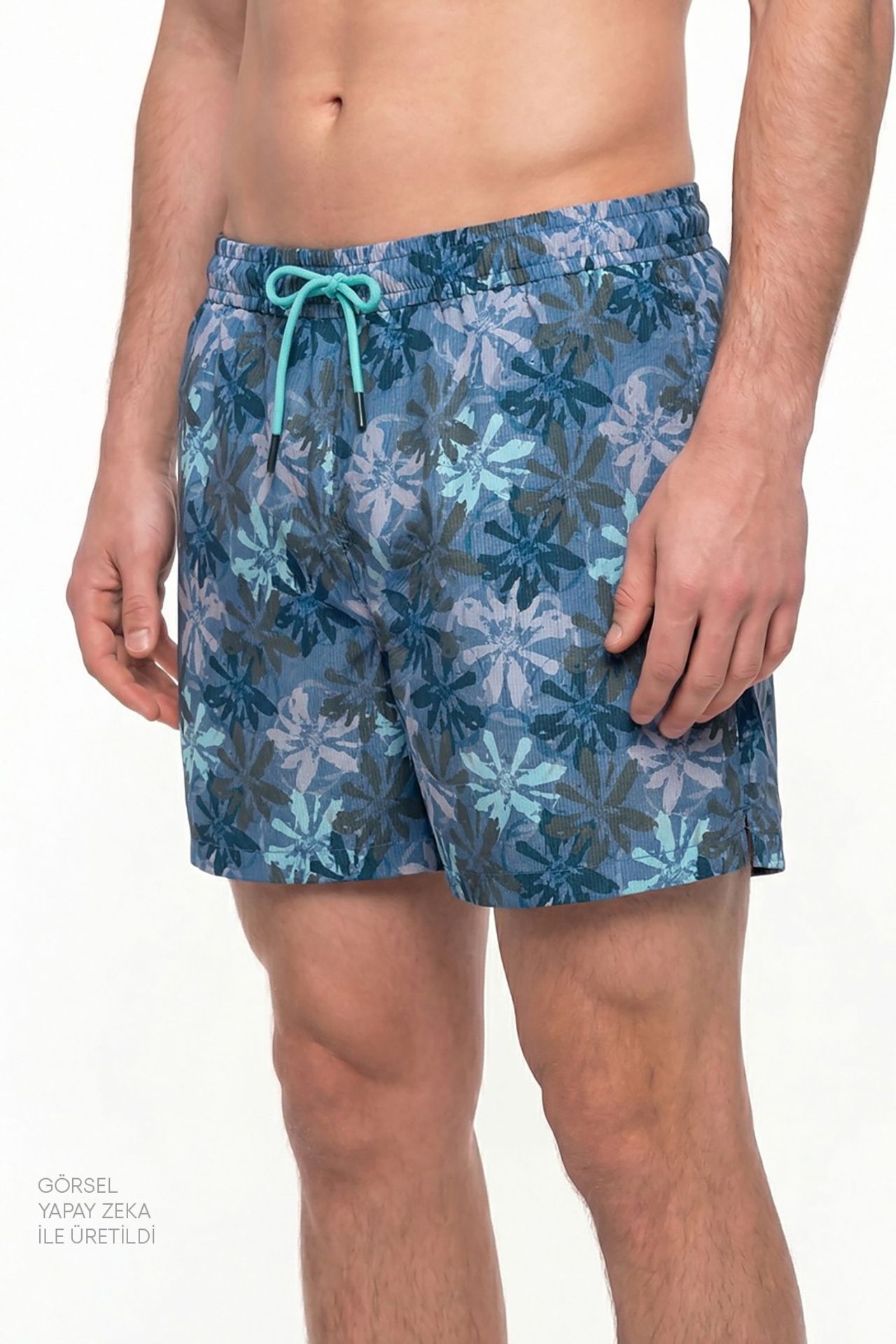 PENTI Men's Calm Floral Sea Shorts 3