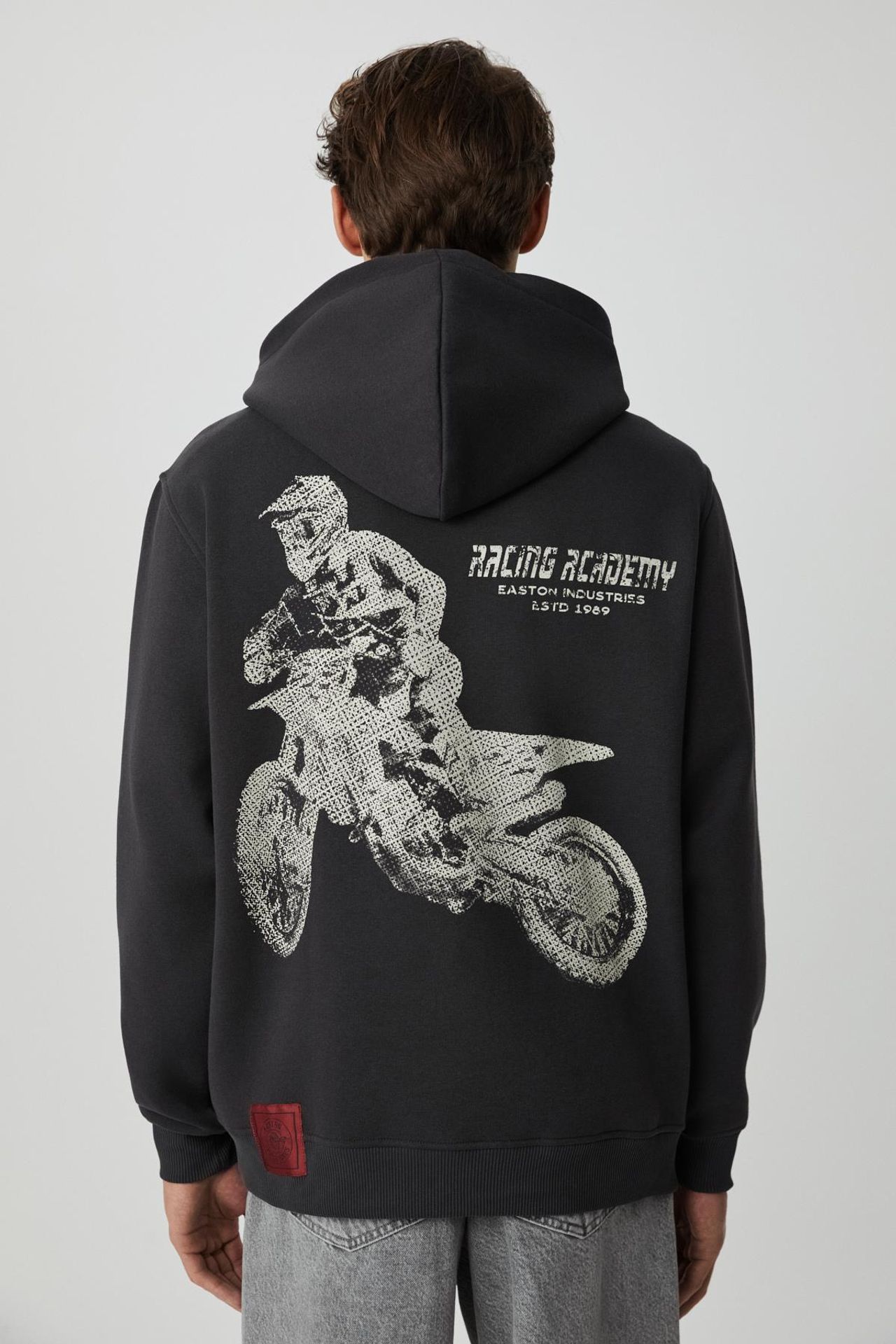 GRIMELANGE Baskılı Kapüşonlu Oversize Sweatshirt 5