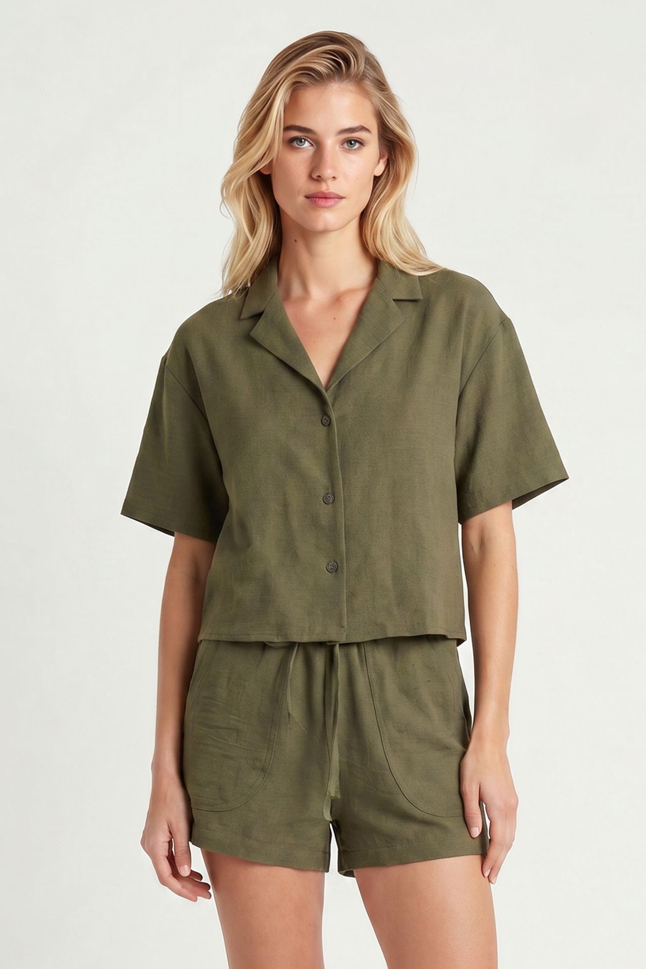 ISTANBUL Women’s Short Shirt And Shorts Set 3