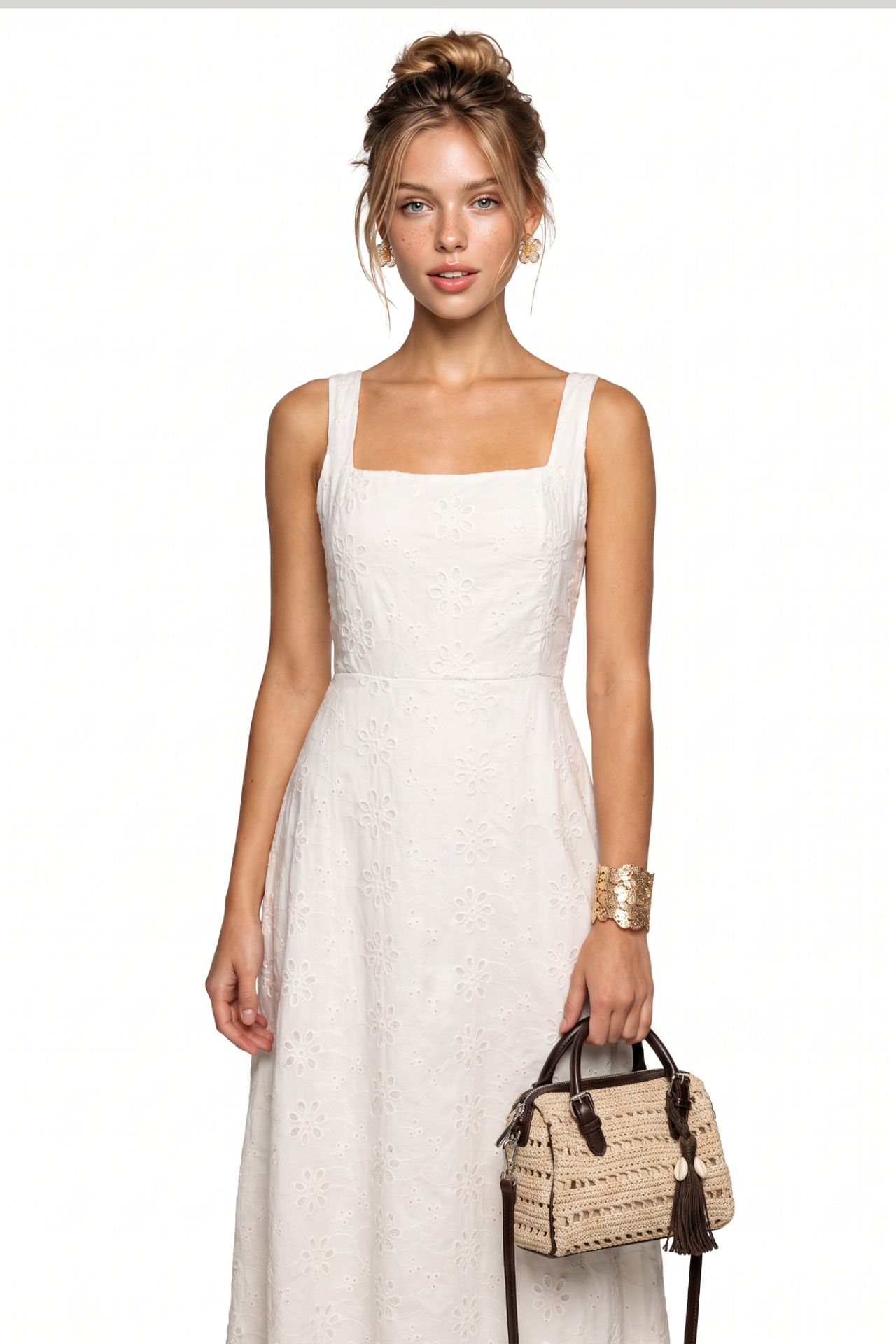 ISTANBUL Cotton-Blend Maxi Dress 3