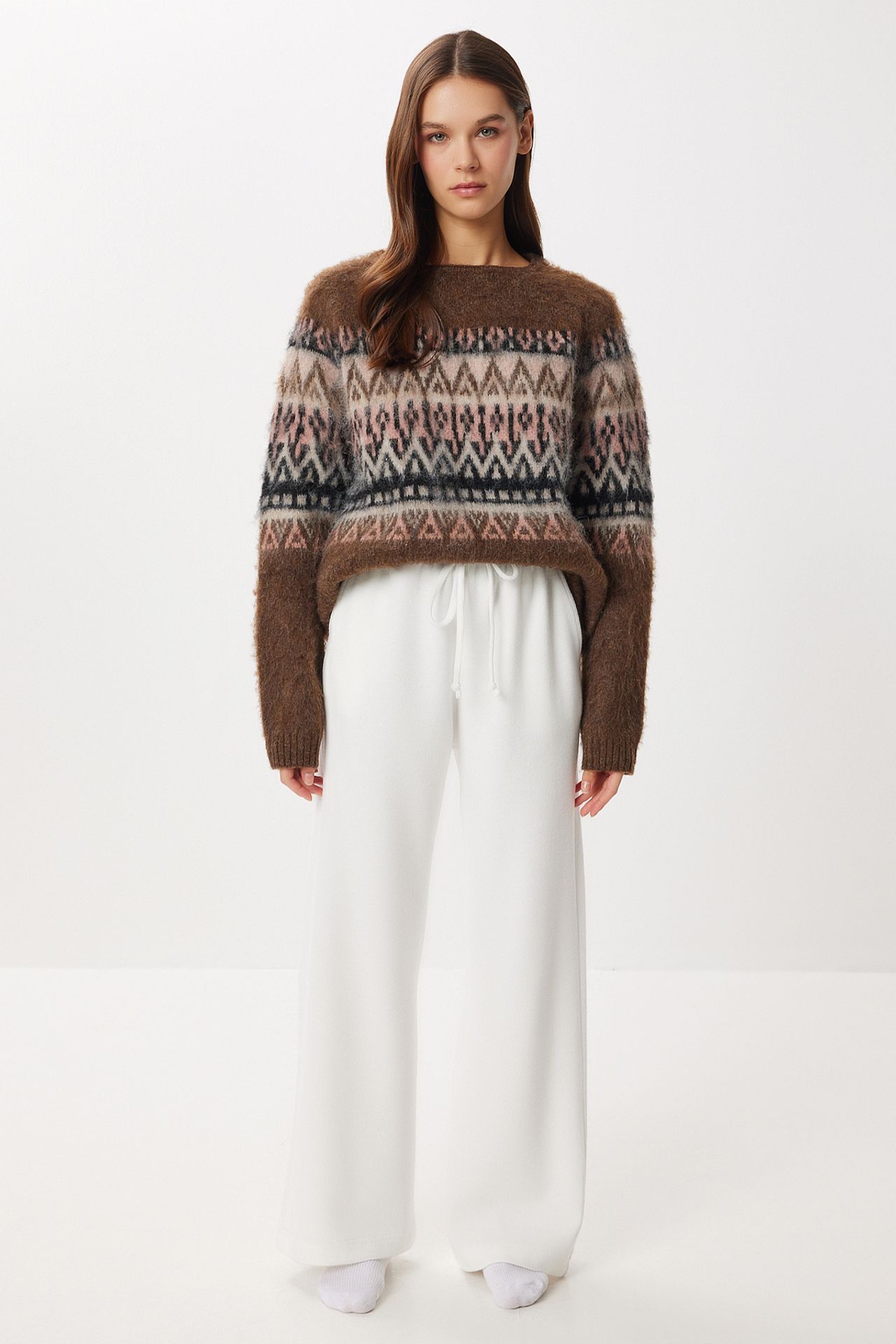 ISTANBUL Wide Leg Jogger Pants with Drawstring Closure 2
