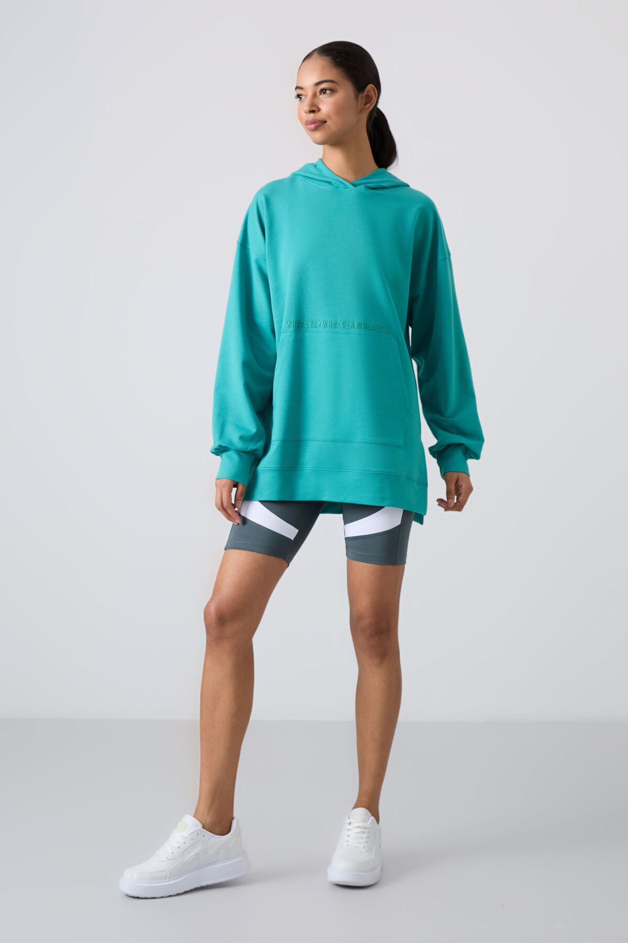 TOMMY Oversized Printed Hooded Sweatshirt 2