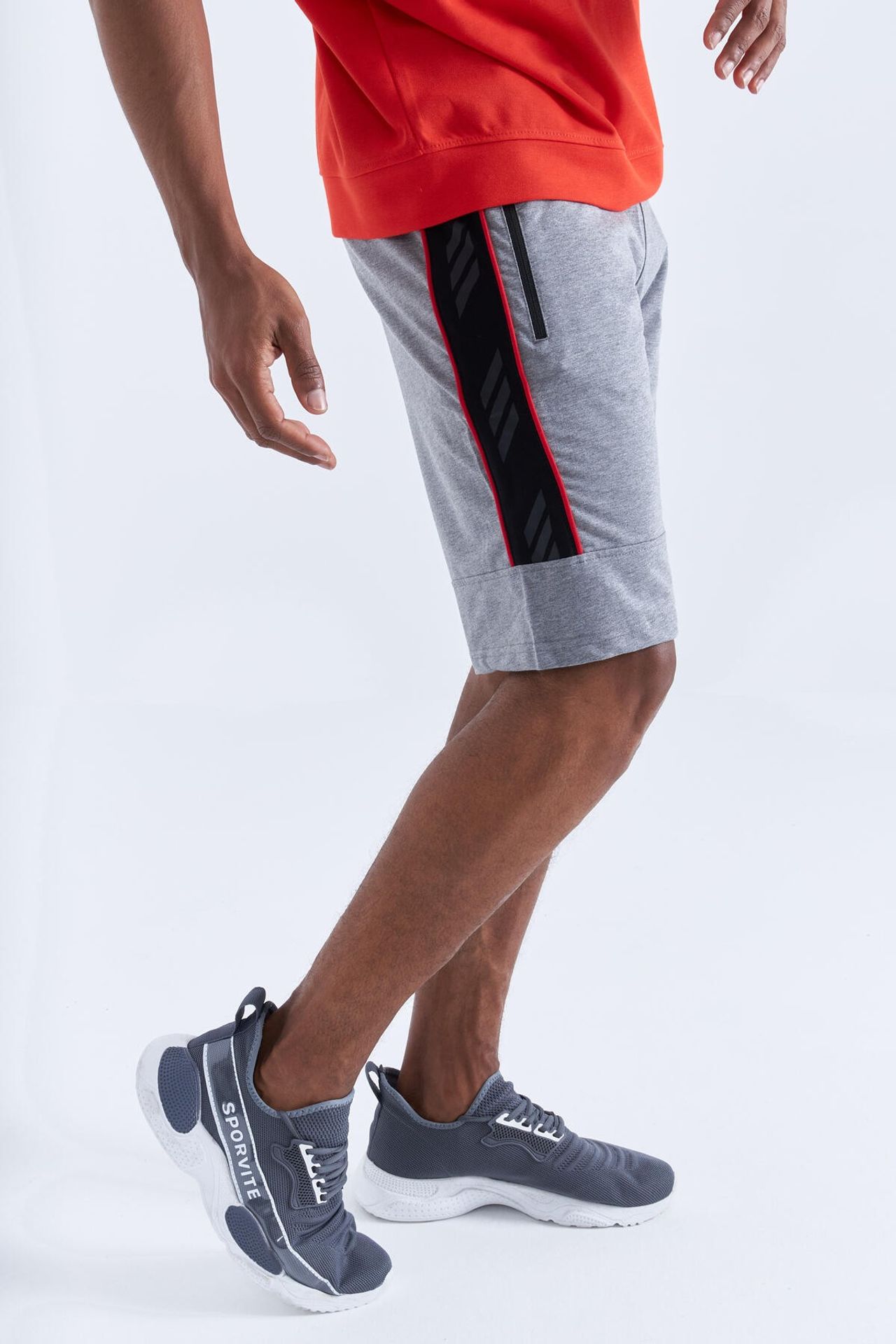TOMMY Men's Striped Jersey Shorts 6