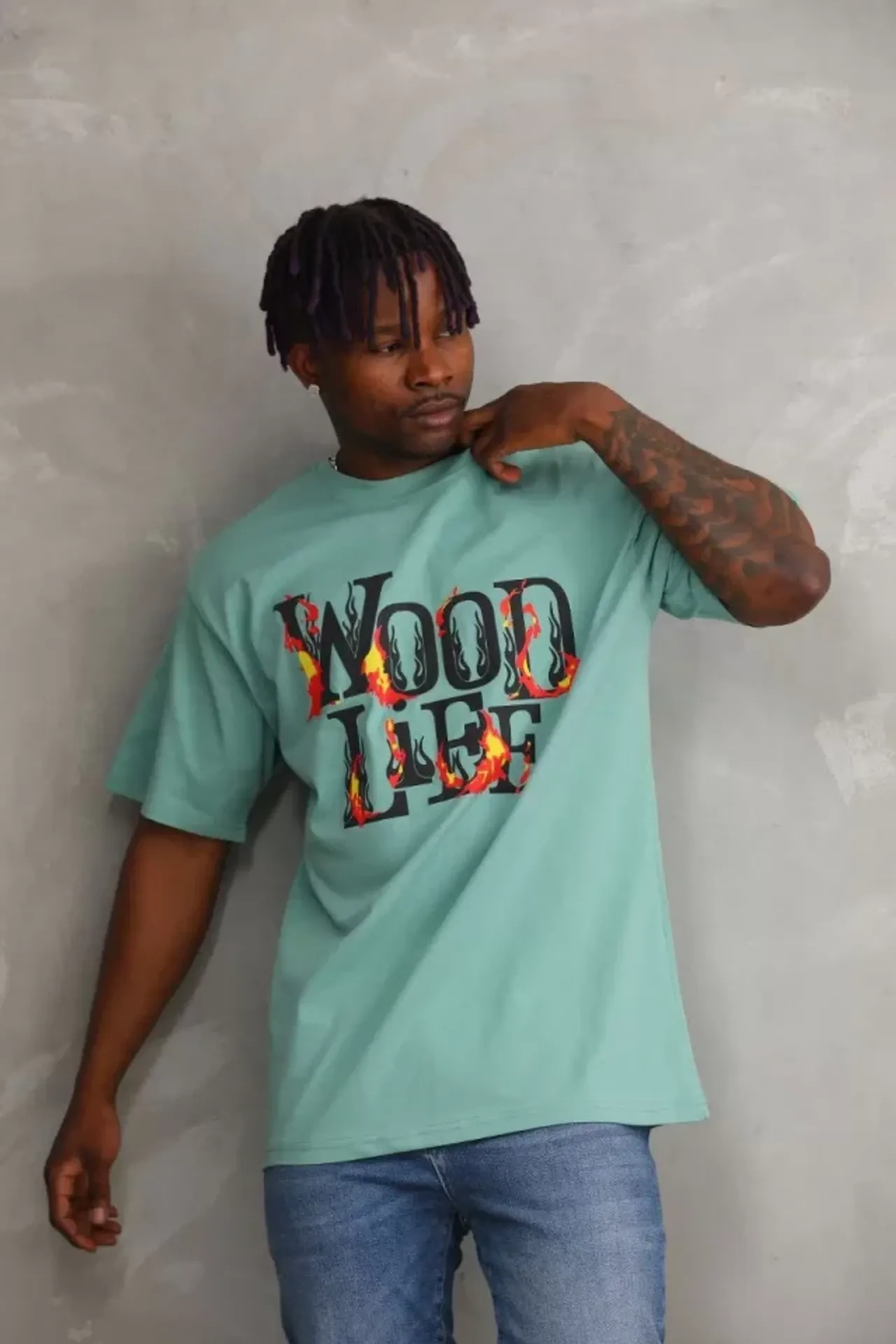JANES Oversized Crew Neck T-Shirt  3