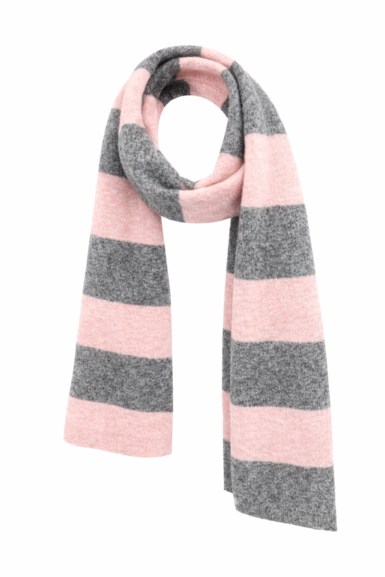Striped V-Neck Button-Front Knit Cardigan 4