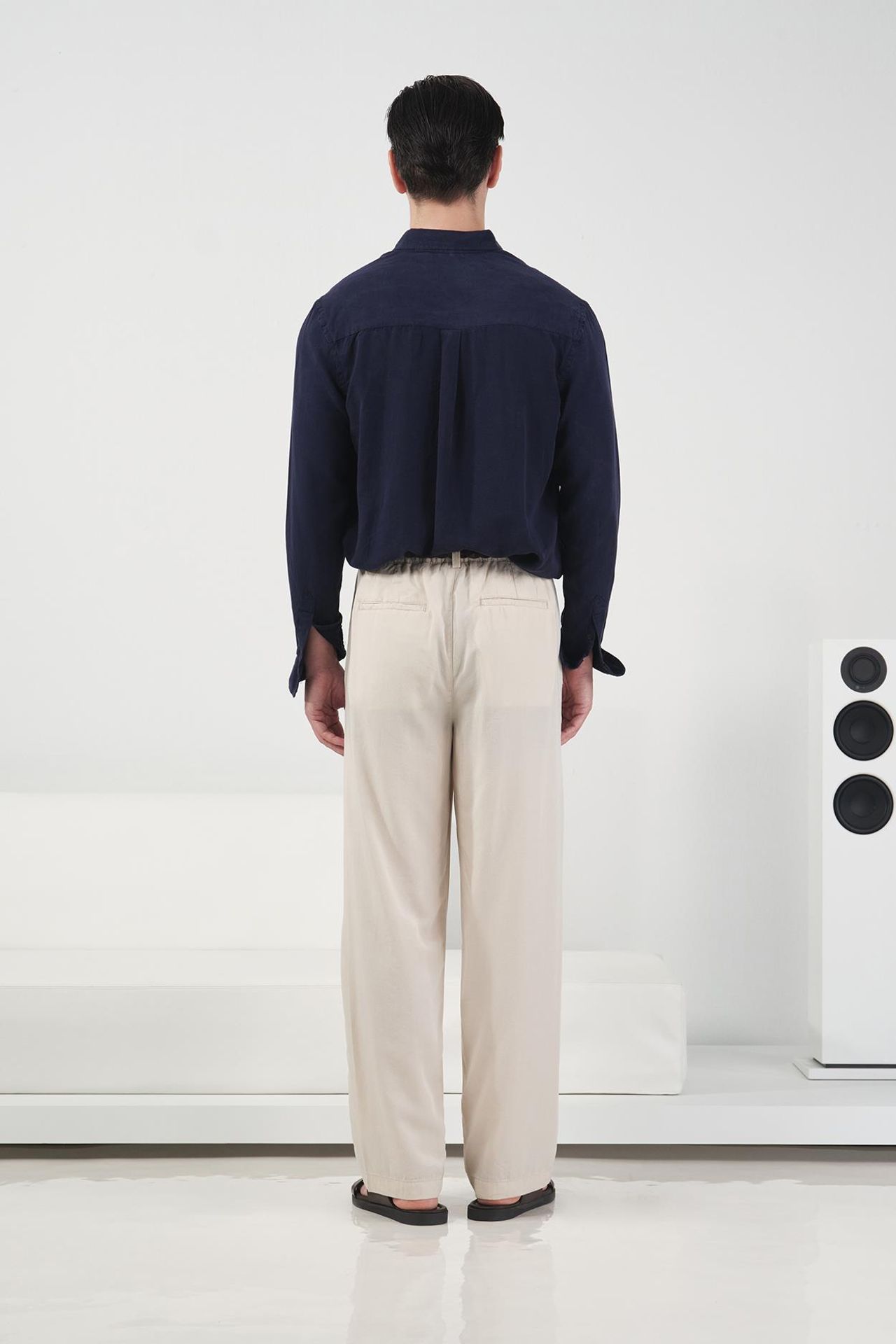 GIESTO Pleated Wide Leg Trousers 3