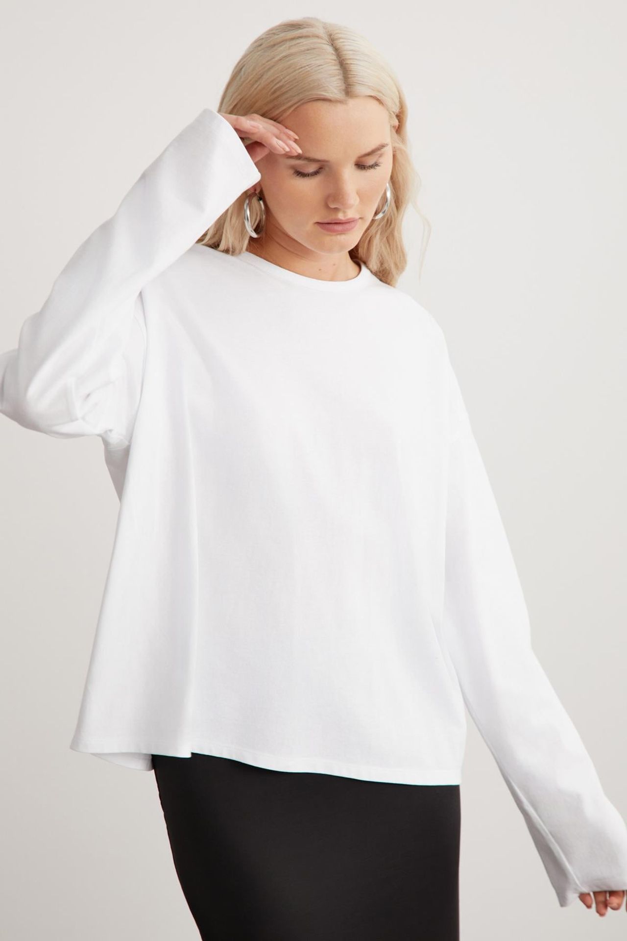 GRIMELANGE Oversized Crew Neck T-Shirt 4