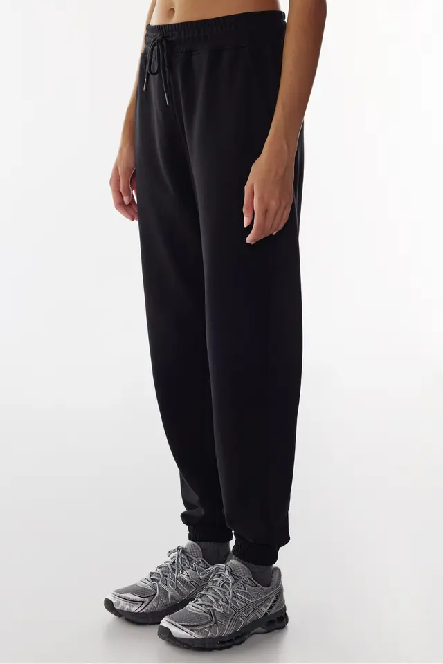 PENTI High Waist Elastic Cuffed Sweatpants