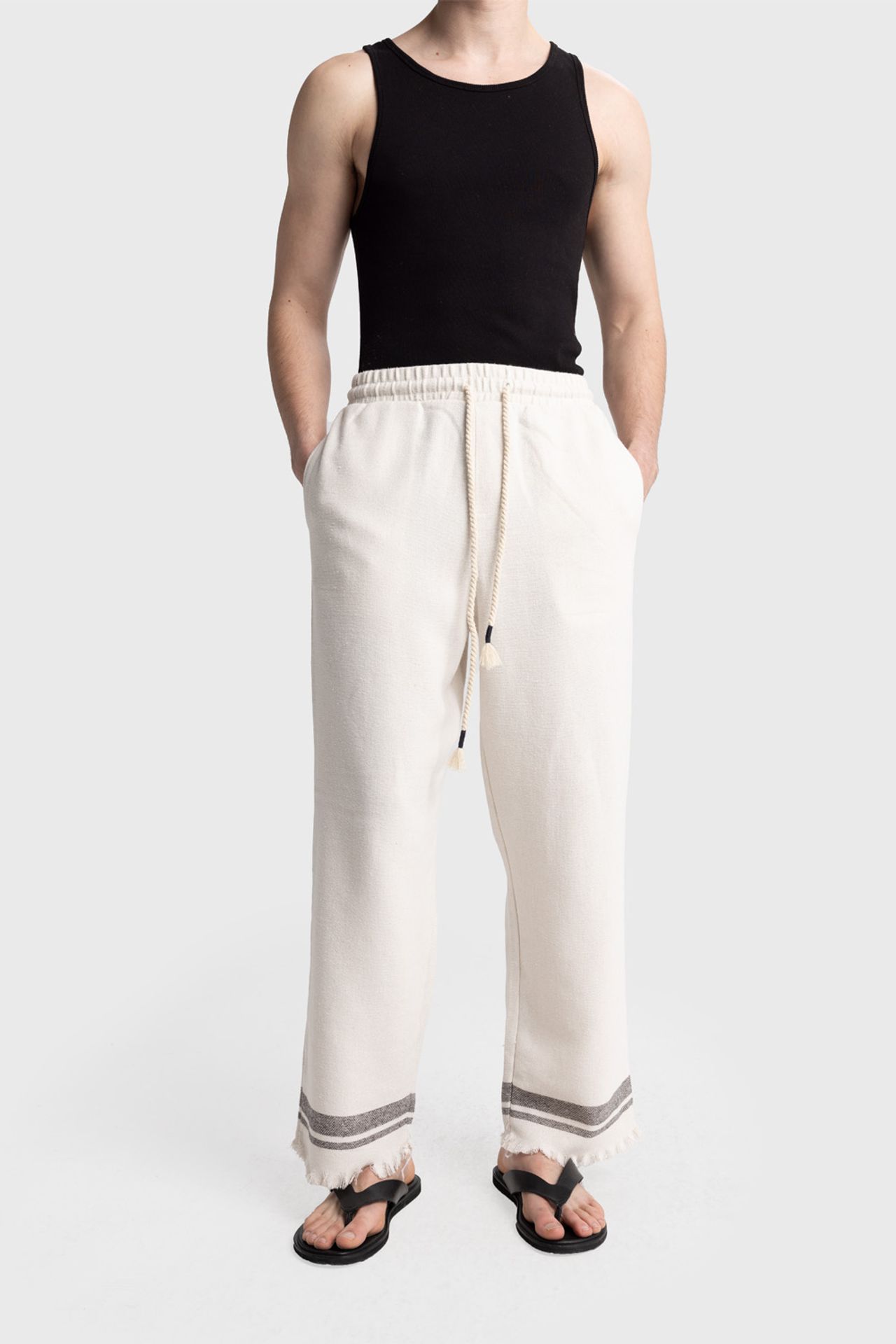 GIESTO Men's Cotton Knit Pants 3