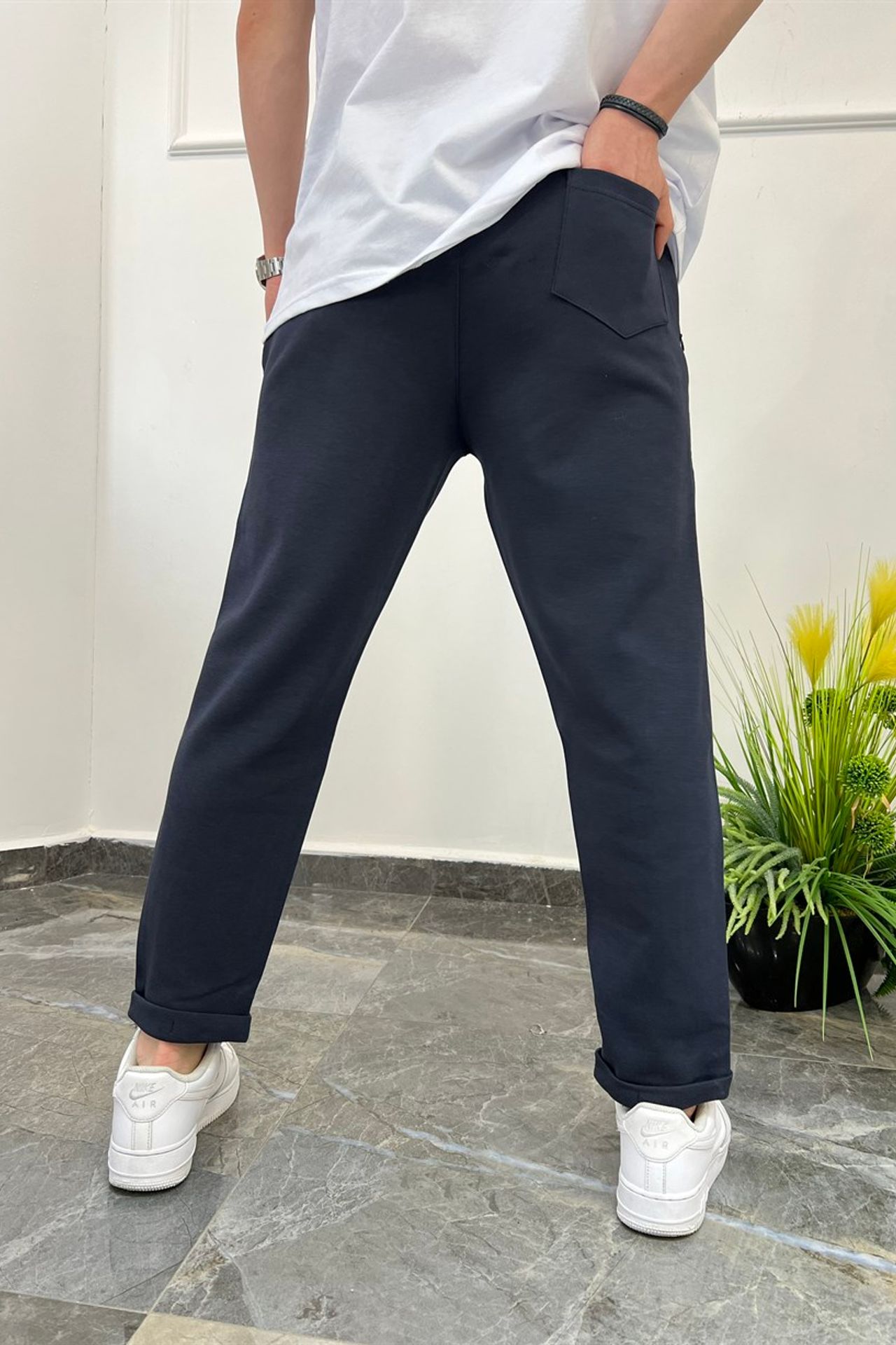 NOMARC Elastik Belli Dar Paça Joggers 4