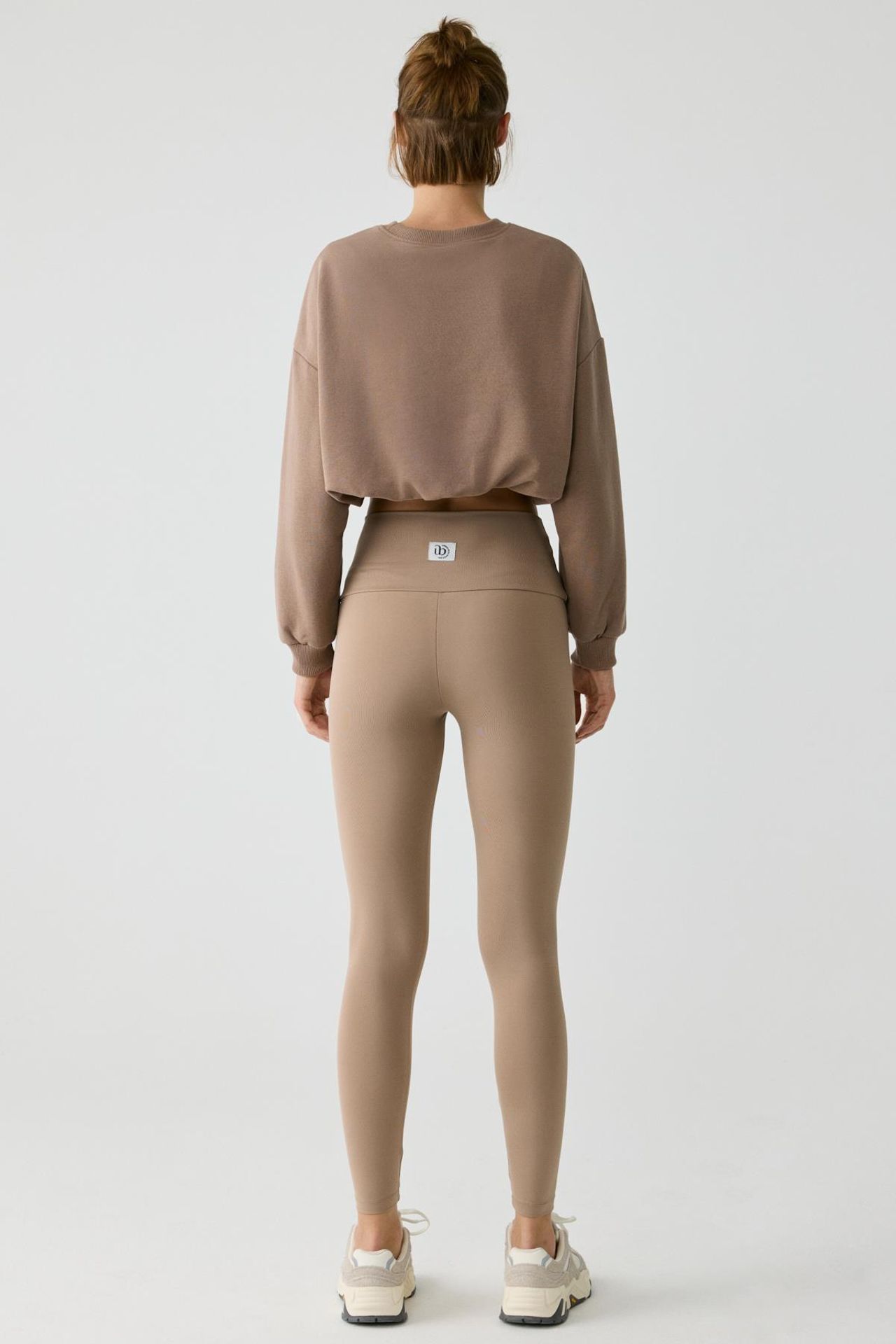 GRIMELANGE Oversized Crop Crew Neck Sweatshirt 6